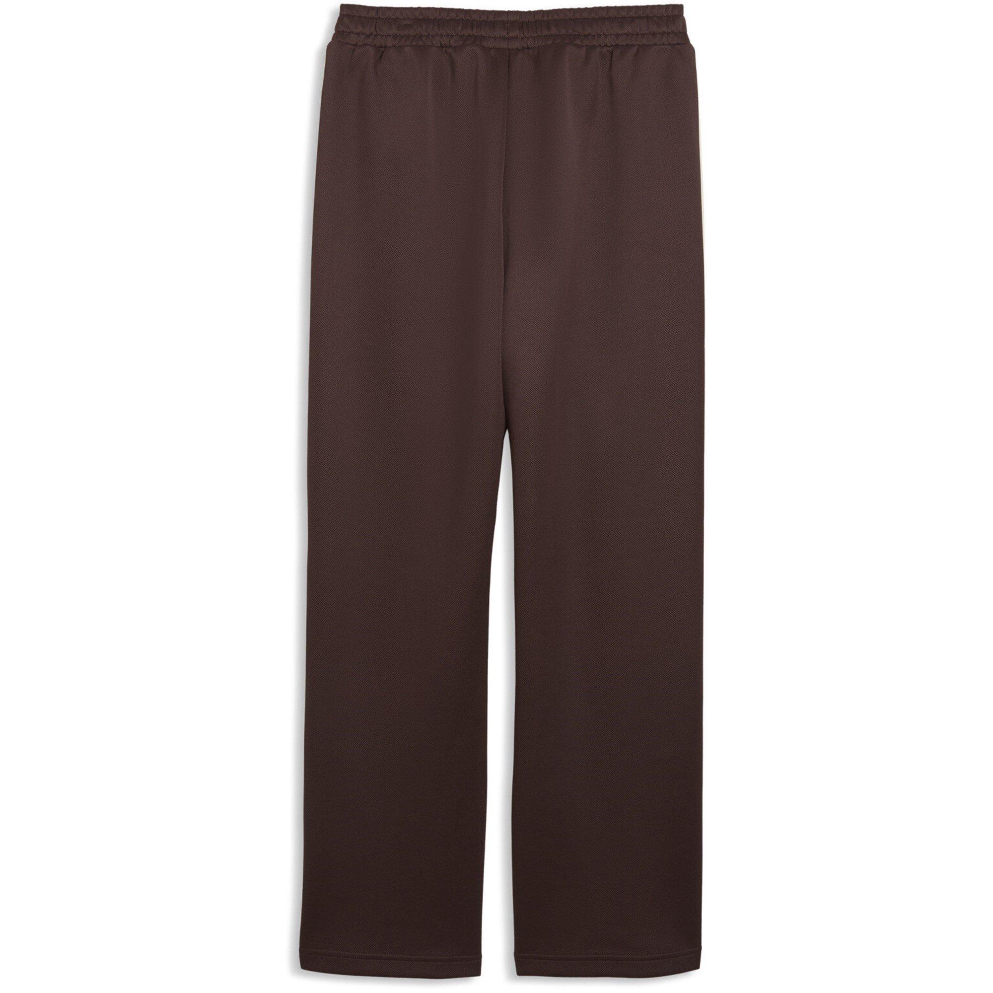 Chocolate Brown - Puma - Men's Open Hem Jersey Joggers - 2