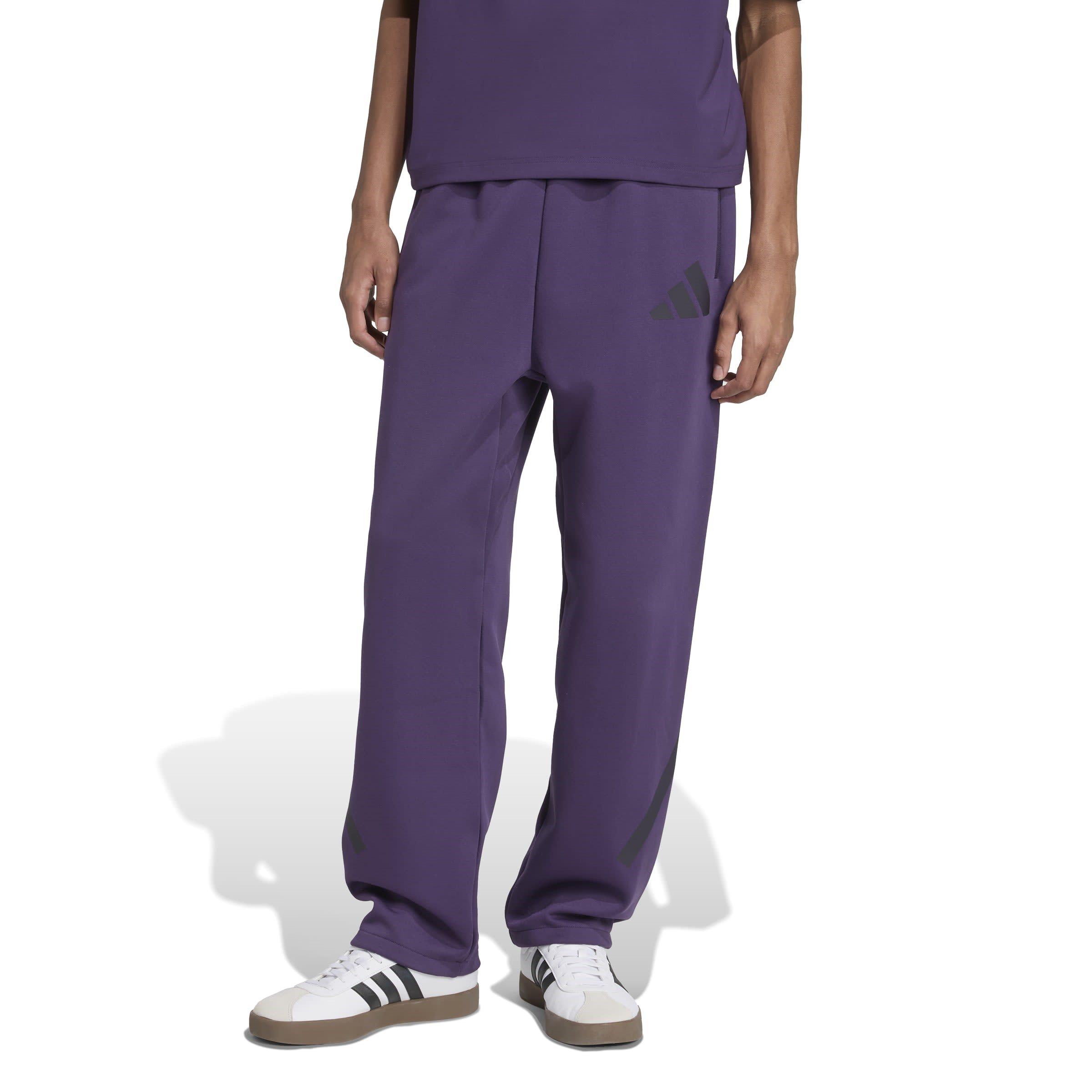Aurora Plum - adidas - Z.N.E. Mens Open-Hem Pants - 2