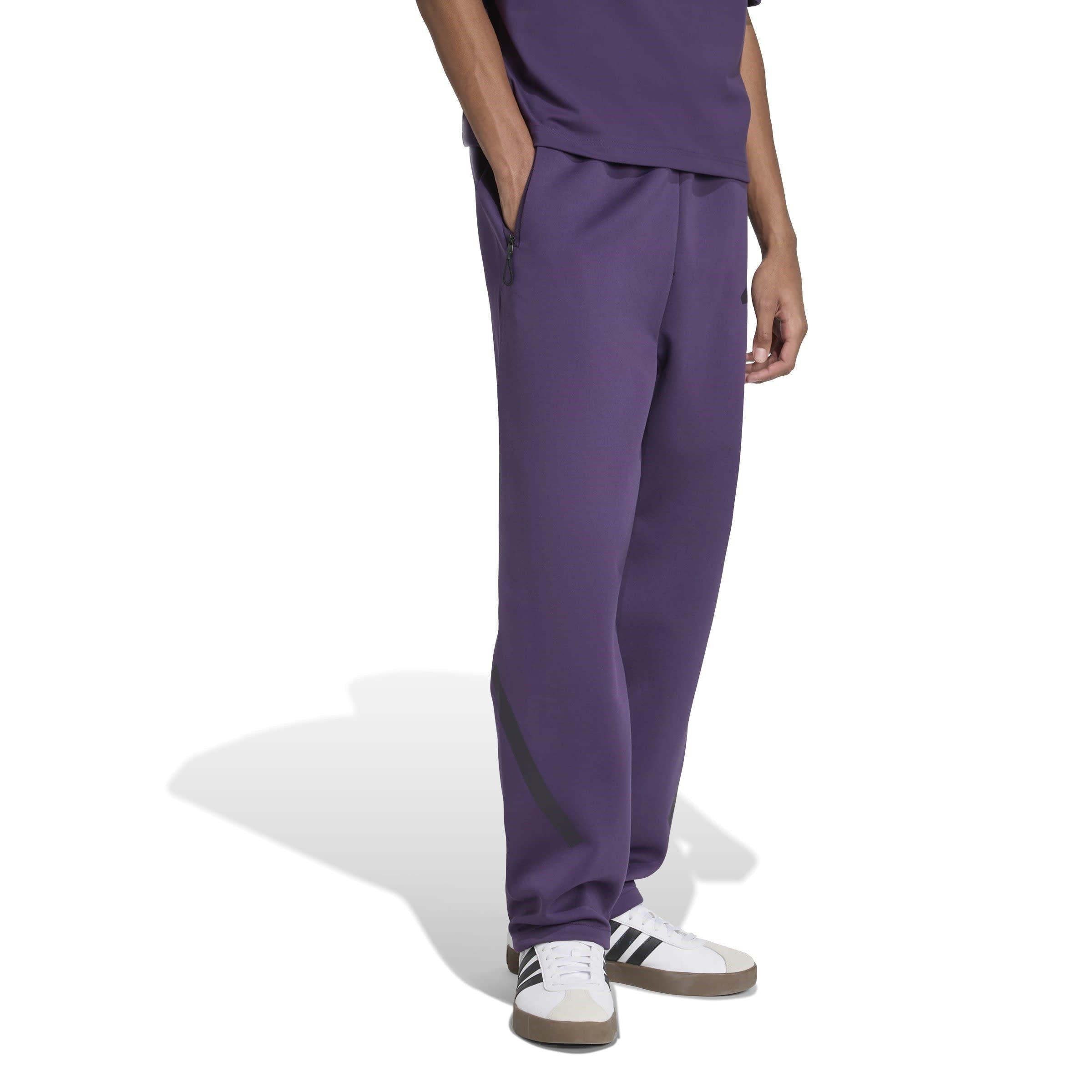 Aurora Plum - adidas - Z.N.E. Mens Open-Hem Pants - 6