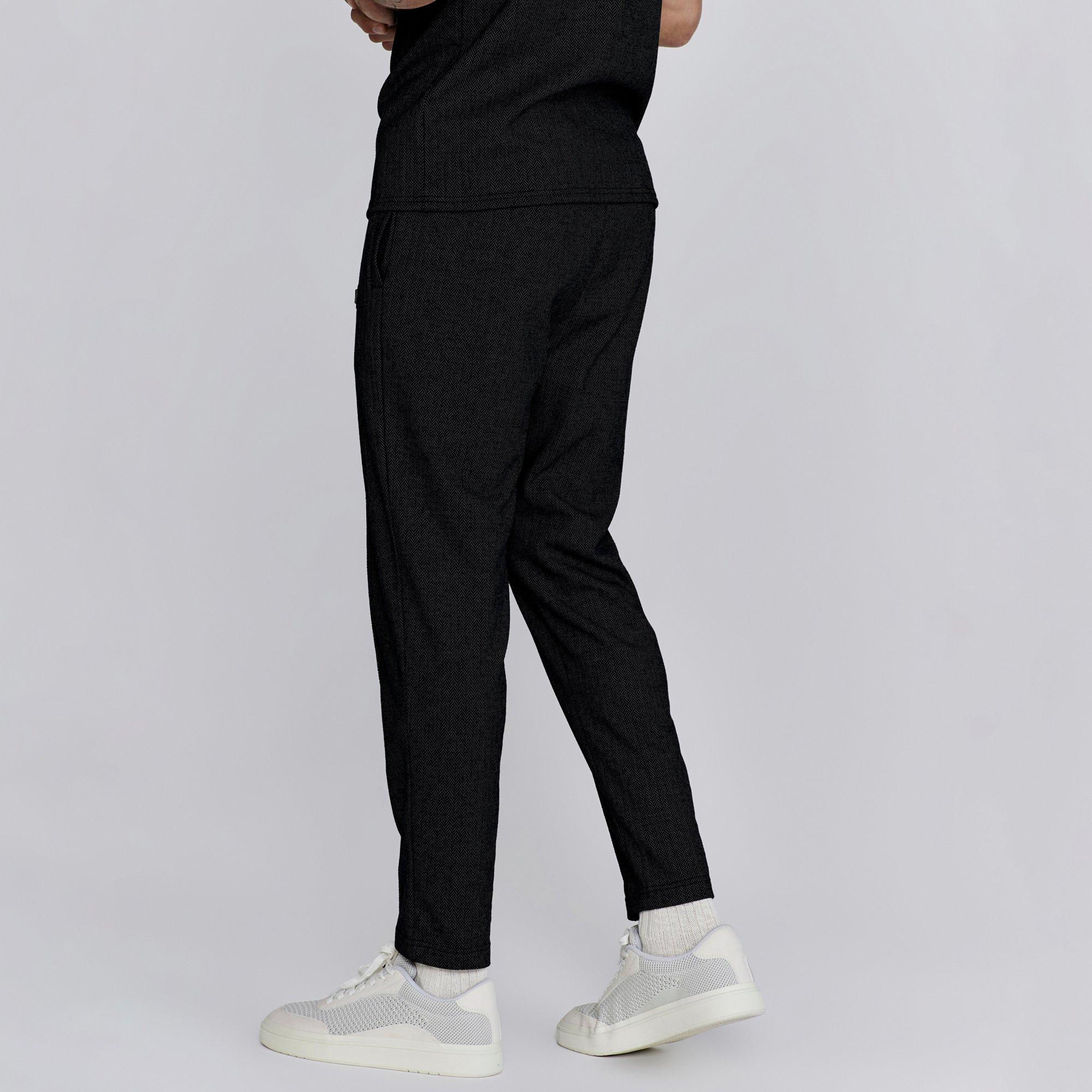 Zwart - SikSilk - Smart Open Hem Jersey Joggers - 2