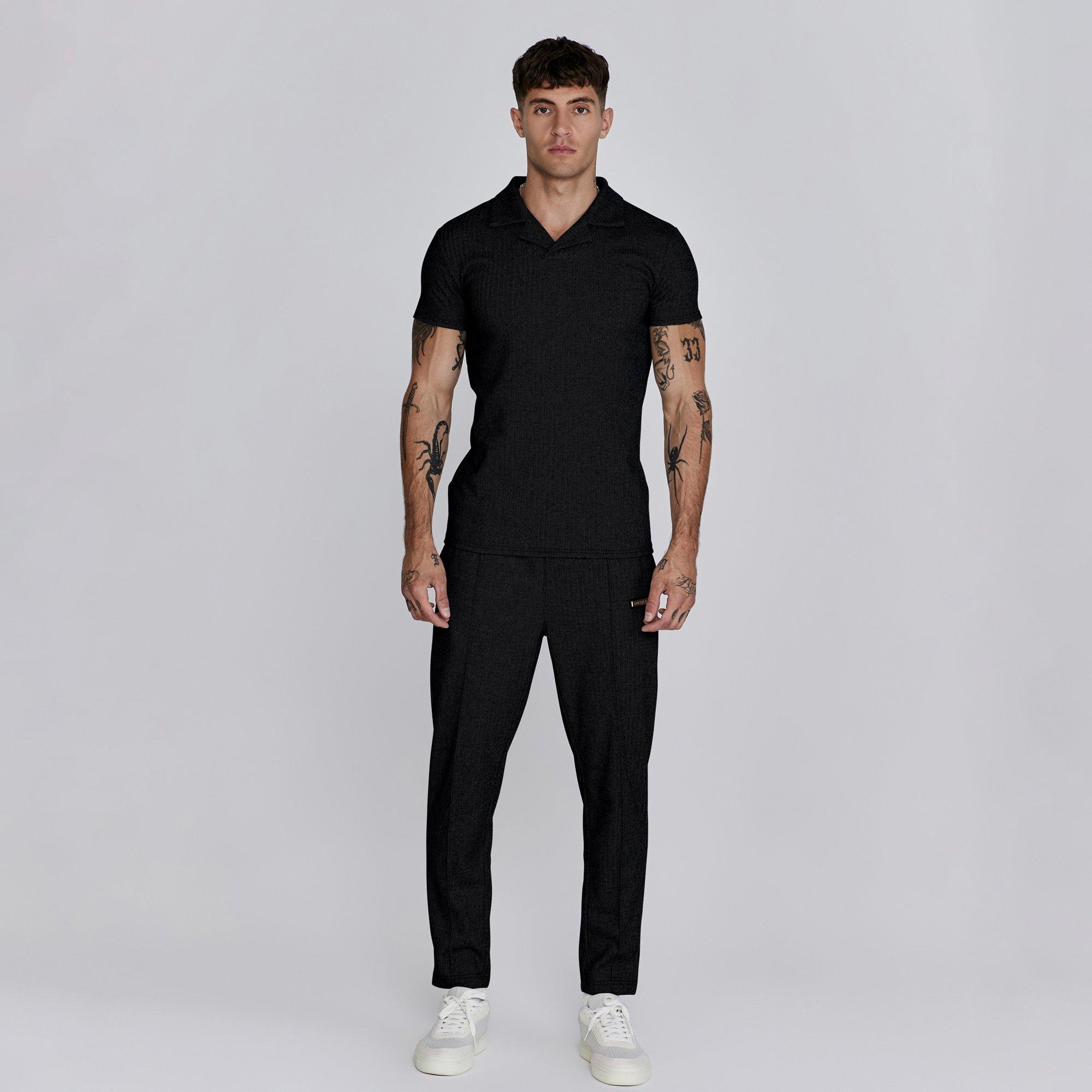 Zwart - SikSilk - Smart Open Hem Jersey Joggers - 4