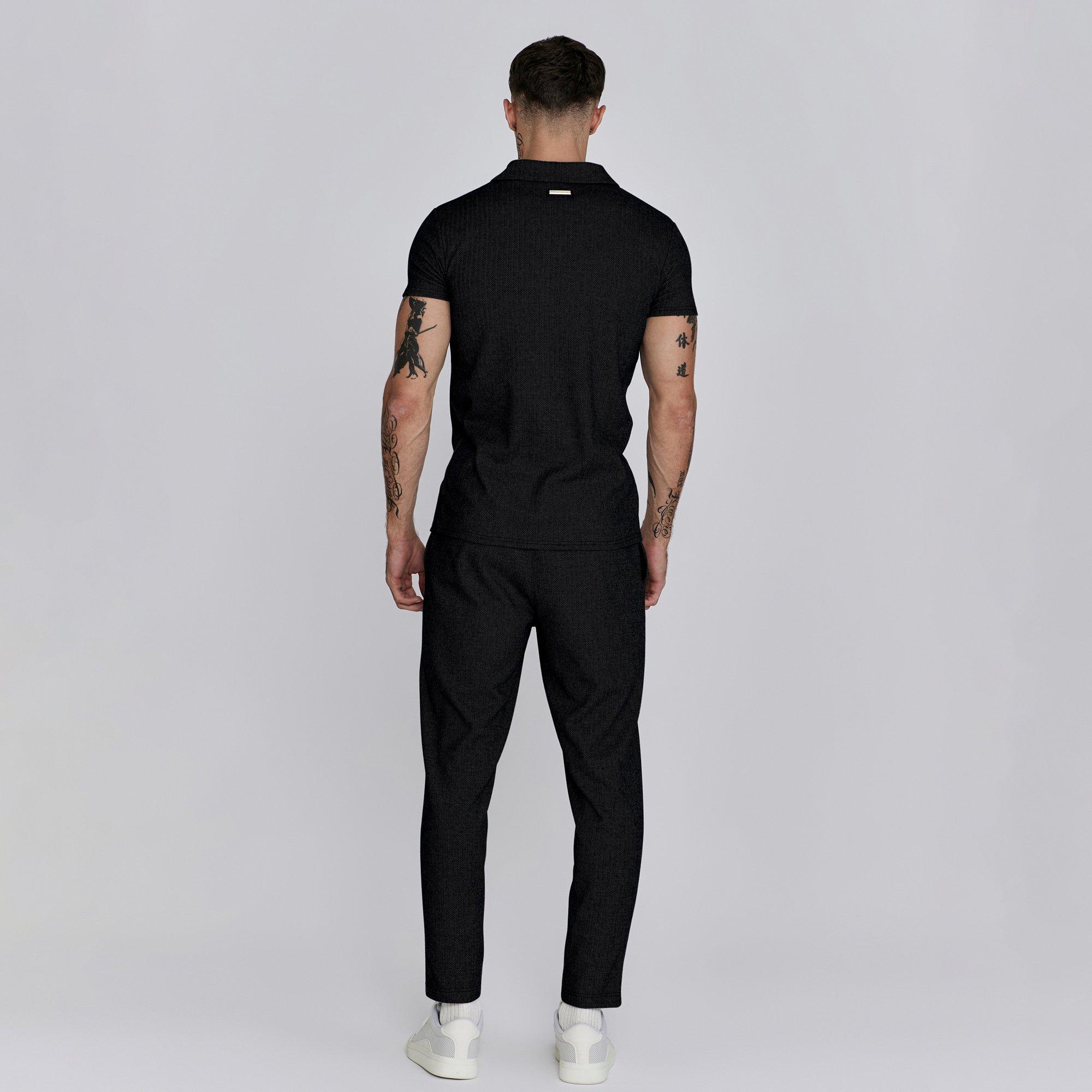 Zwart - SikSilk - Smart Open Hem Jersey Joggers - 5