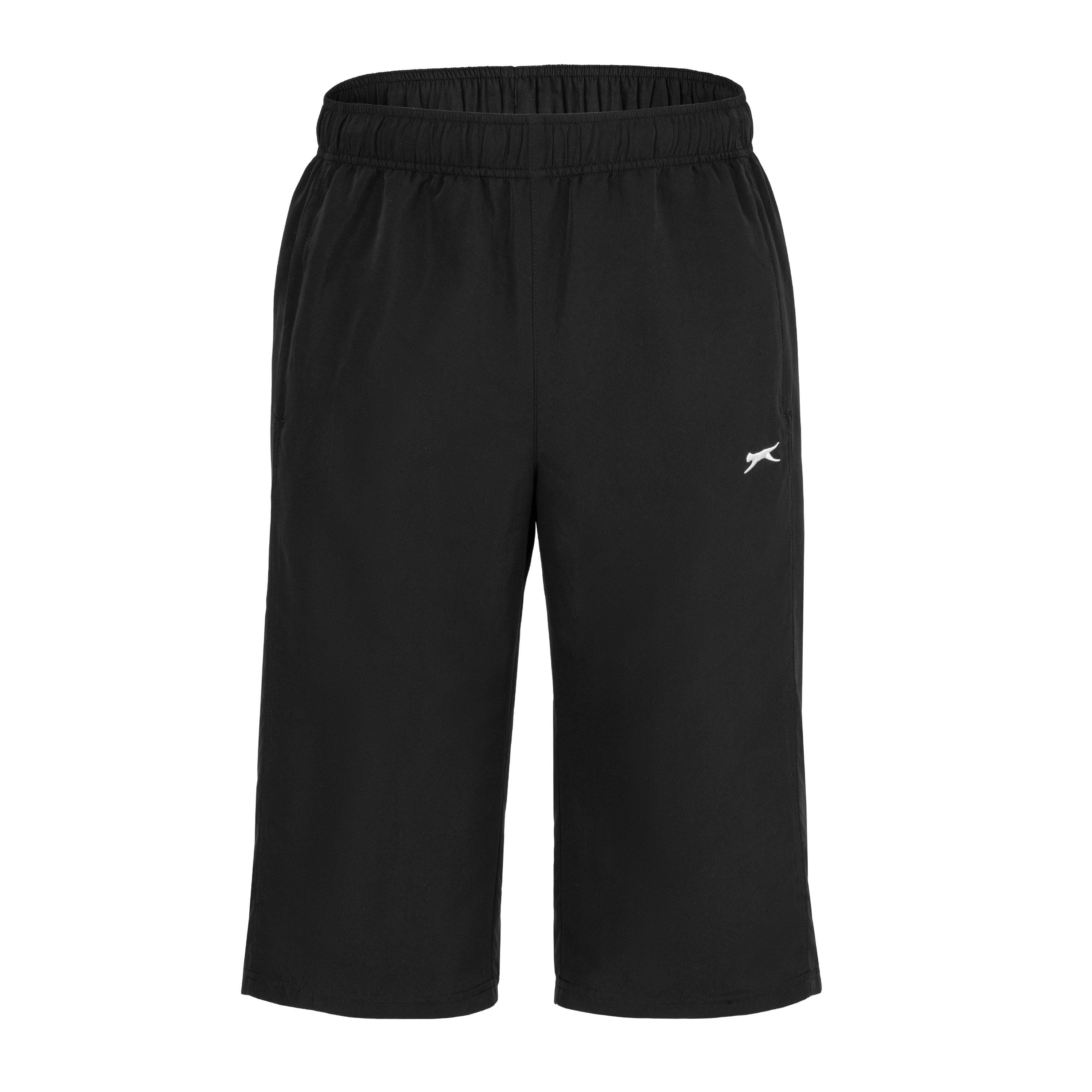Black - Slazenger - Three Quarter Length Tracksuit Bottoms Mens - 1