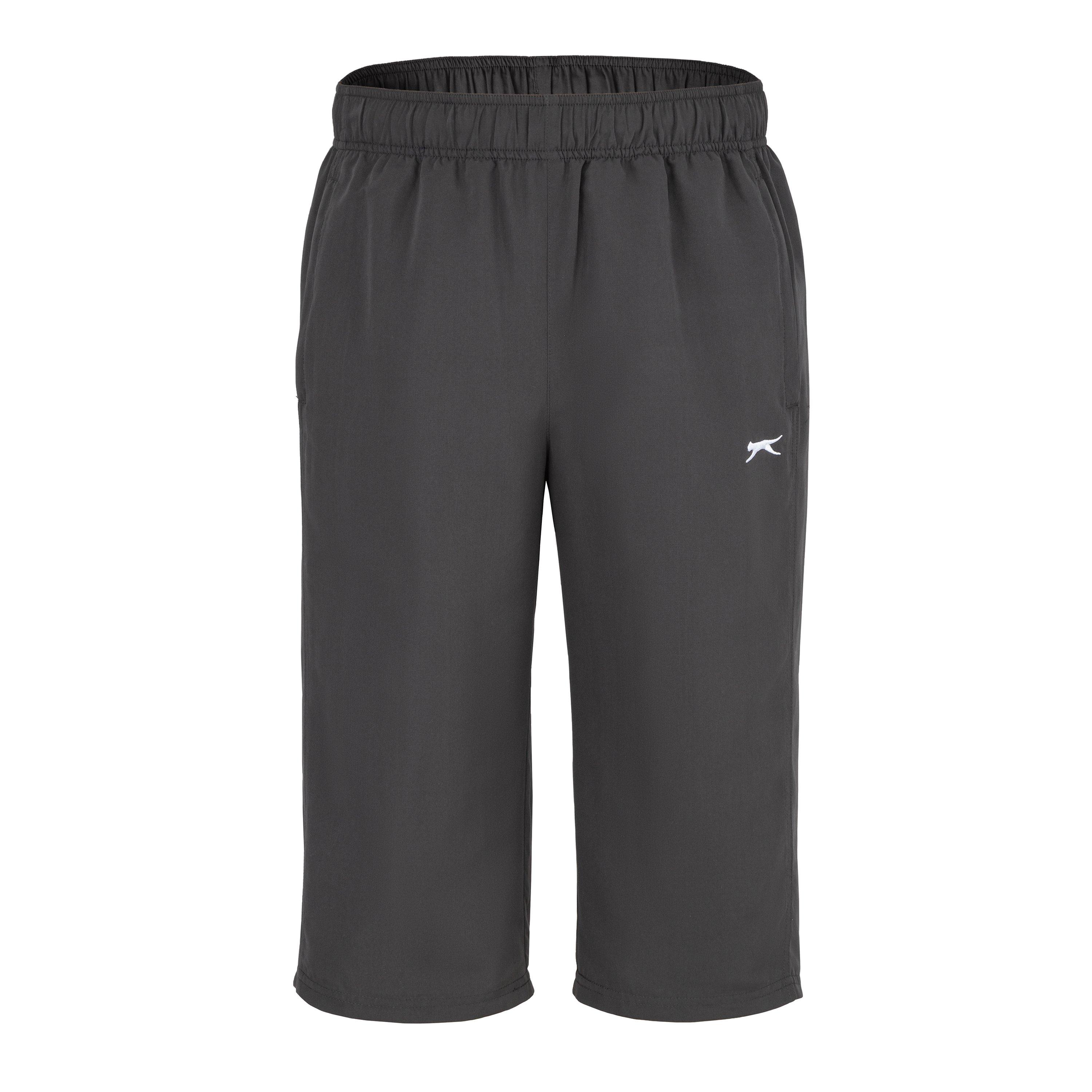 Slazenger Men's Three Quarter Length Tracksuit Bottoms - Charcoal - L