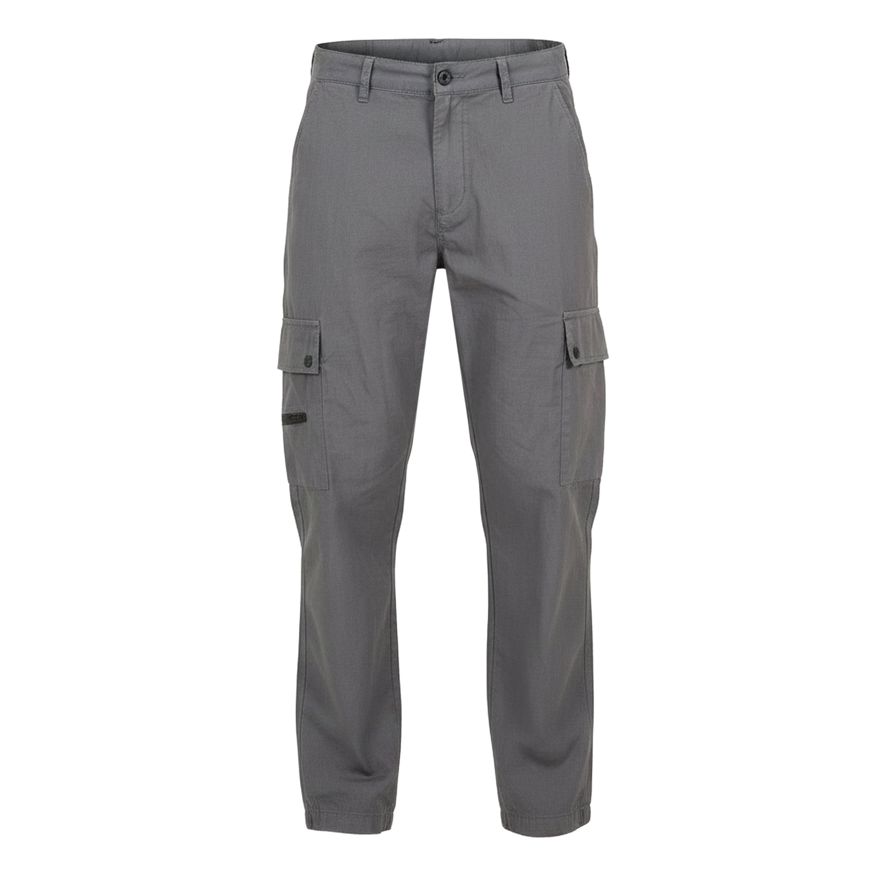 мъжко 's Loose Fit Cotton Poplin Cargo Trousers
