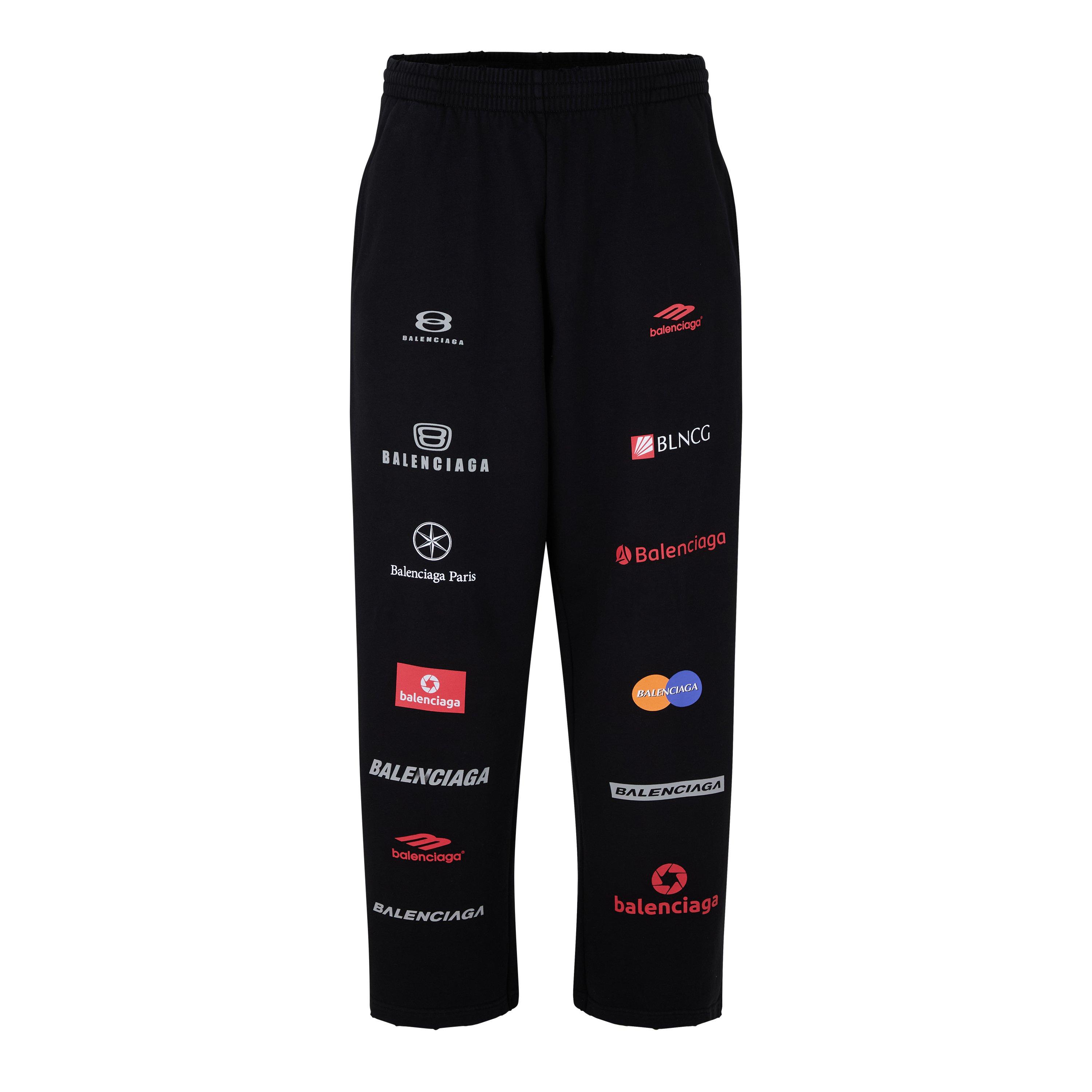 Black - Balenciaga - Logo Jogging Bottoms - 7