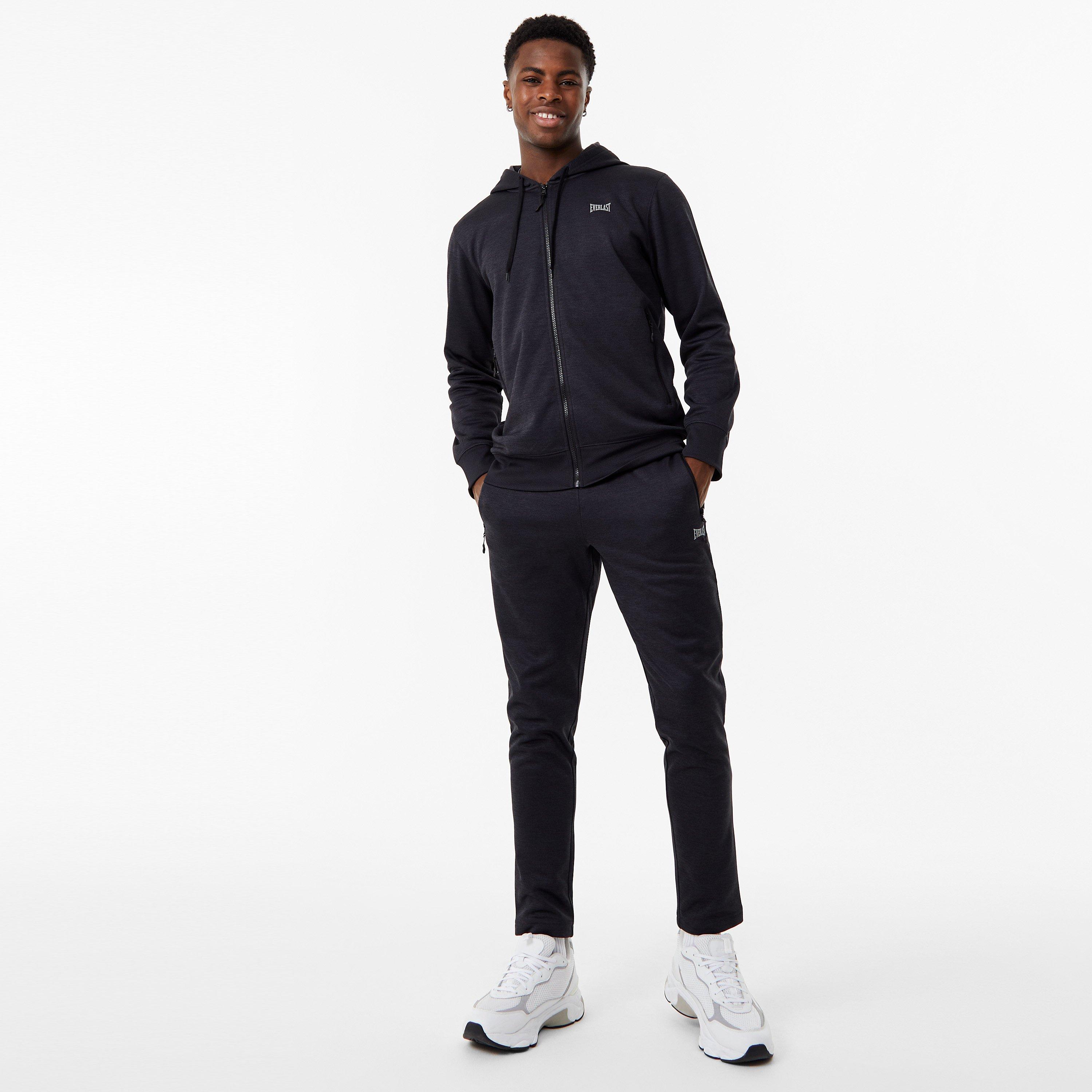 Schwarz - Everlast - Closed Hem Poly Joggers - 4