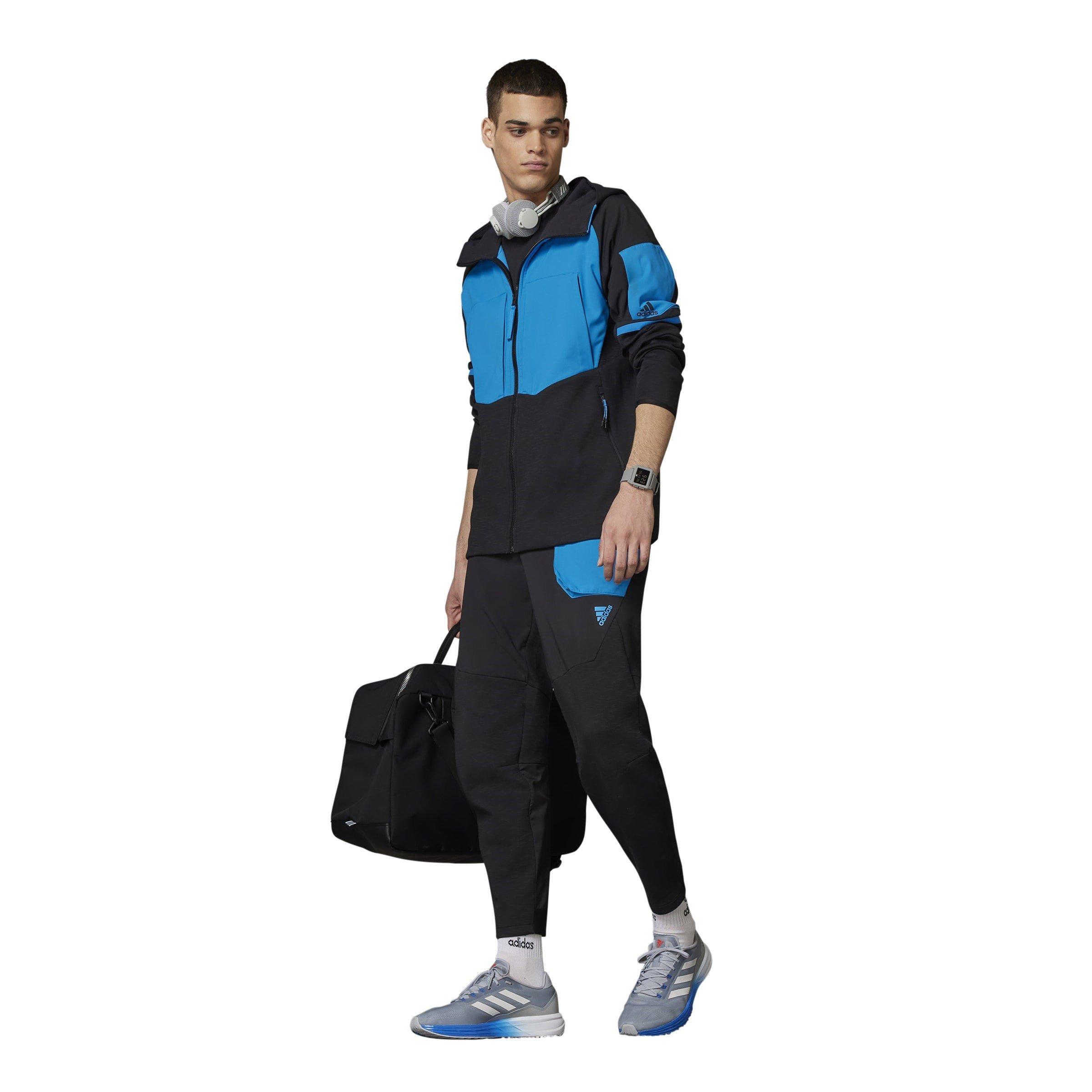 Schwarz/Blau - adidas - Performance Tracksuit Bottoms - 13