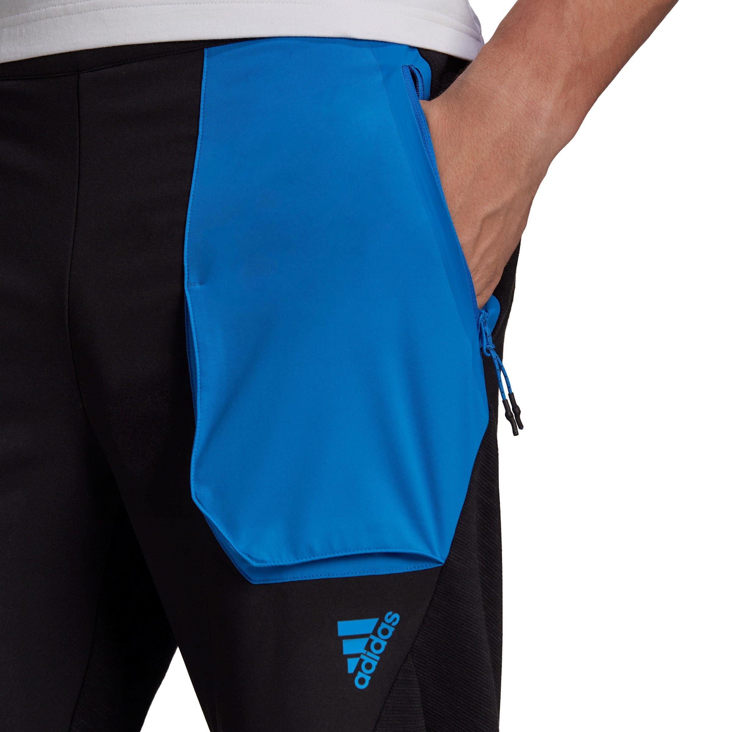 Schwarz/Blau - adidas - Performance Tracksuit Bottoms - 5