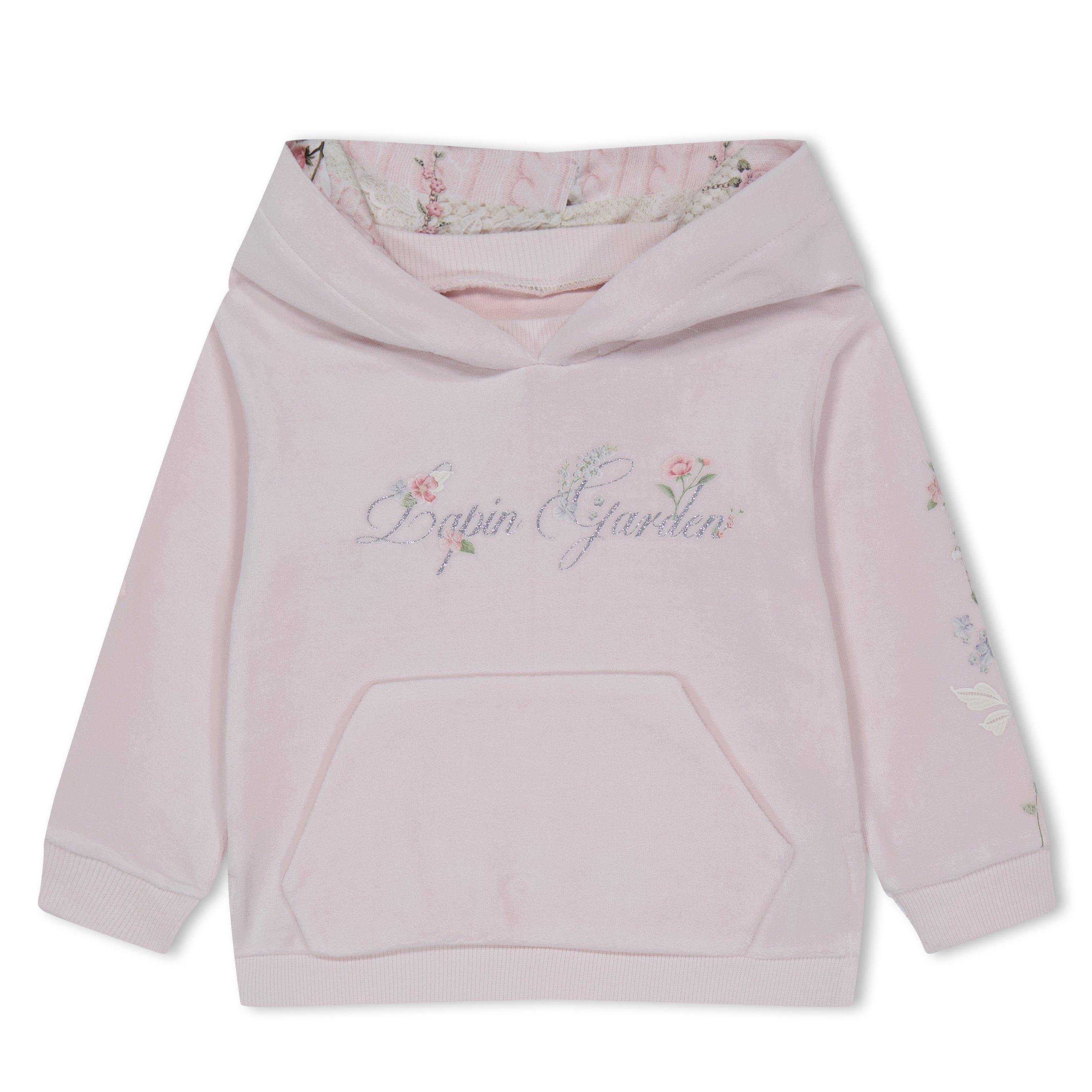 Salmon 673 - LAPIN HOUSE - Kids' Leggings and Hoodie Set - 2