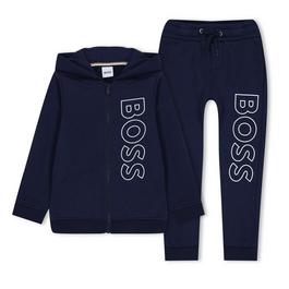 Boss Big Logo Tracksuit Junior Boys