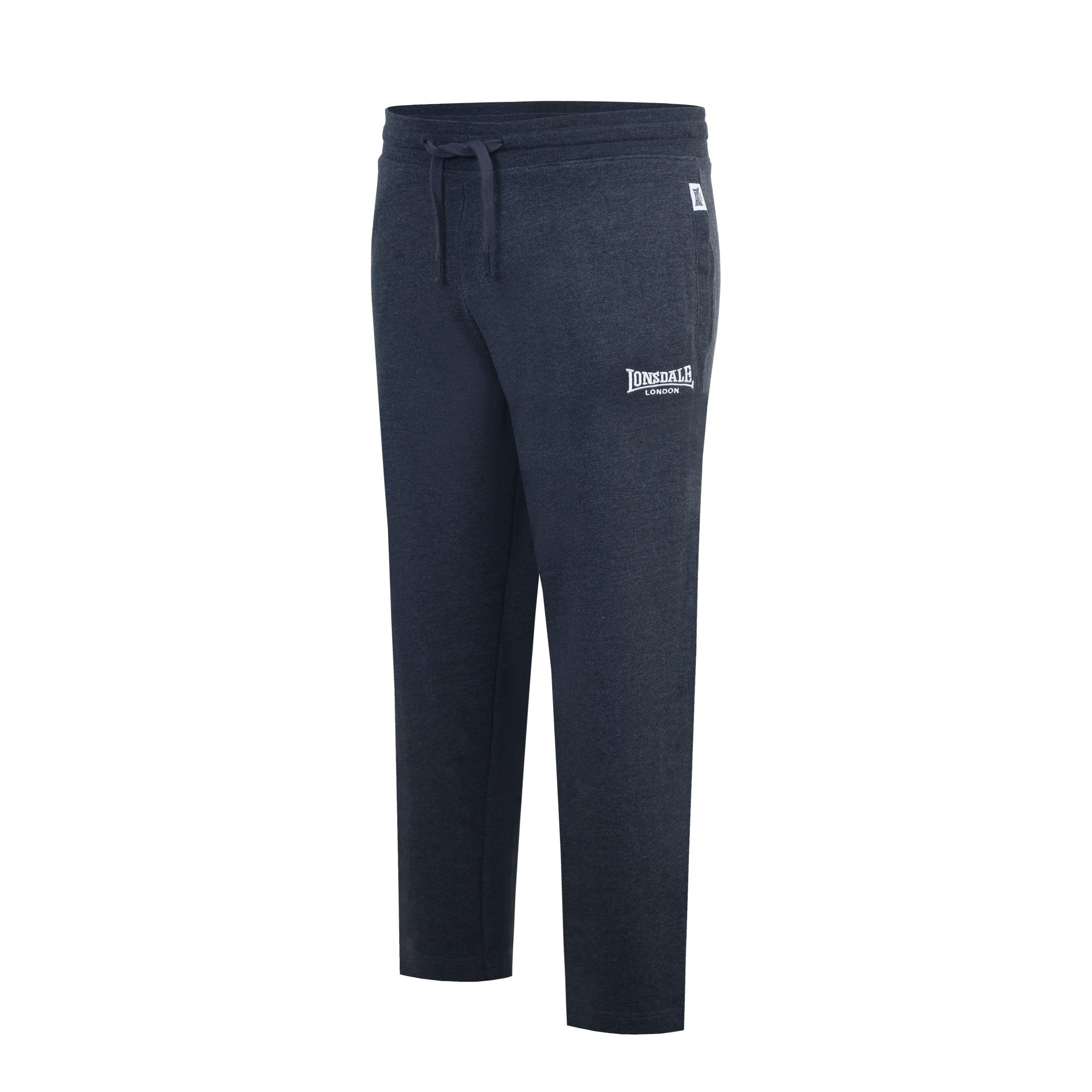 Charcoal Marl - Lonsdale - Lightweight Joggers Mens - 3