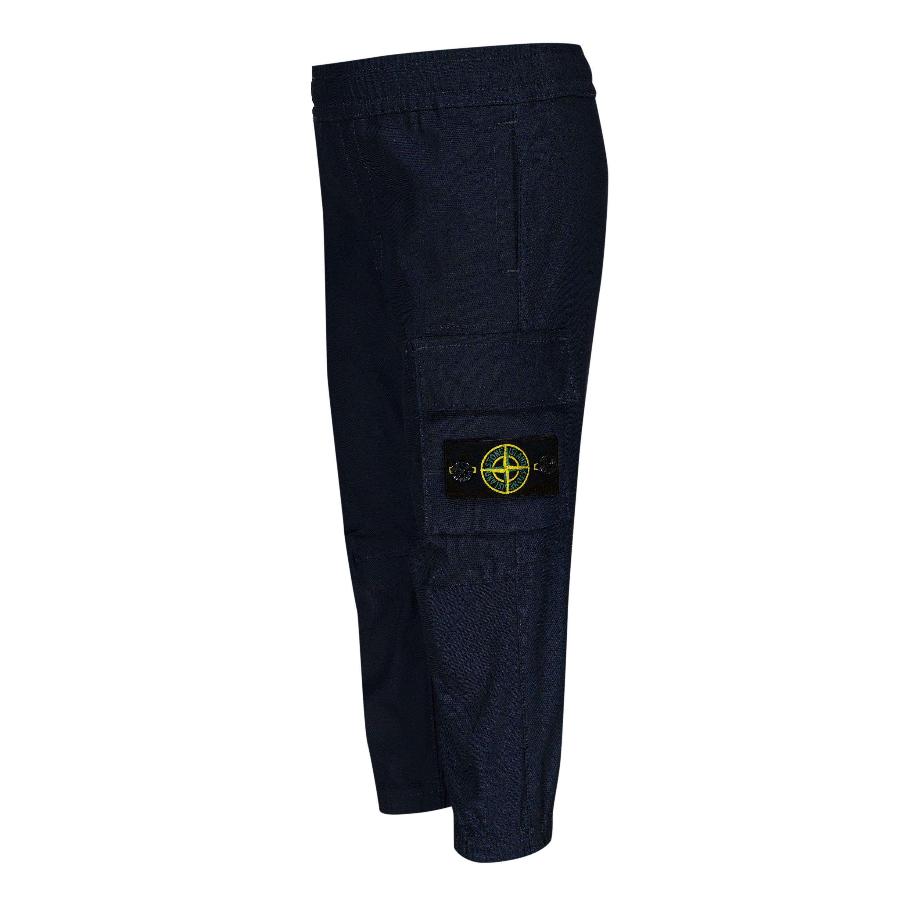 Khaki V0054 - Stone Island - Stretch Cotton Satin Cargo - 3