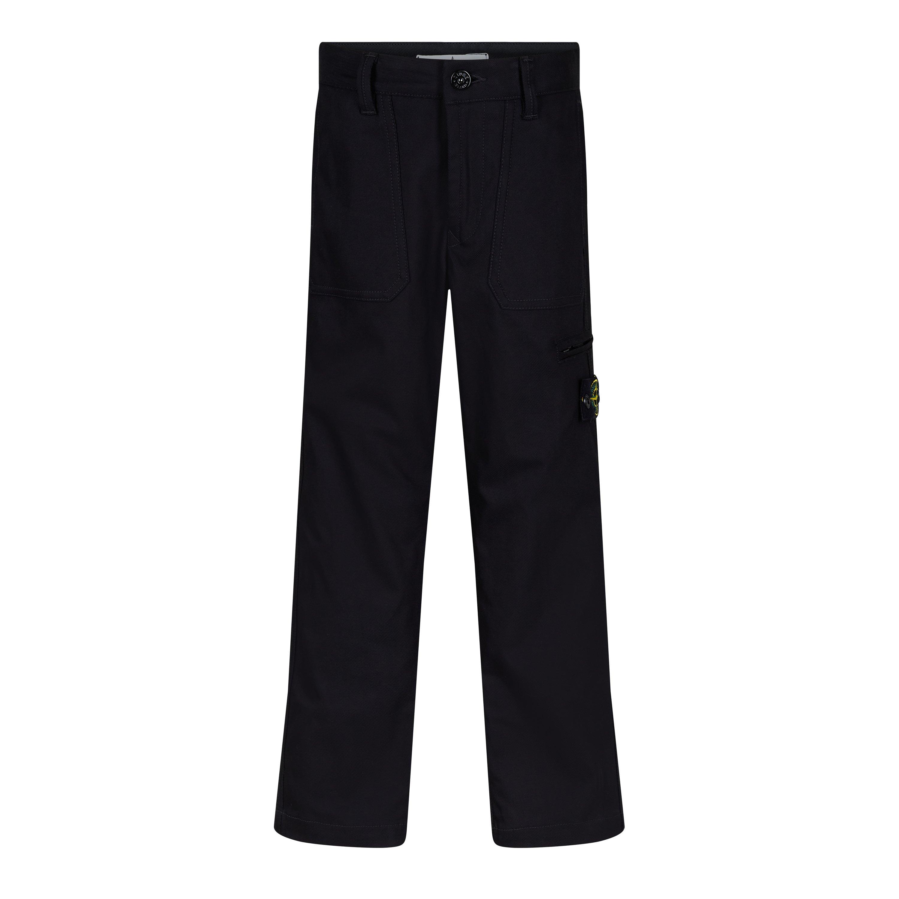 Stone Island Cotton Ripstop Garment Dyed - Black V0029 - 6 Years