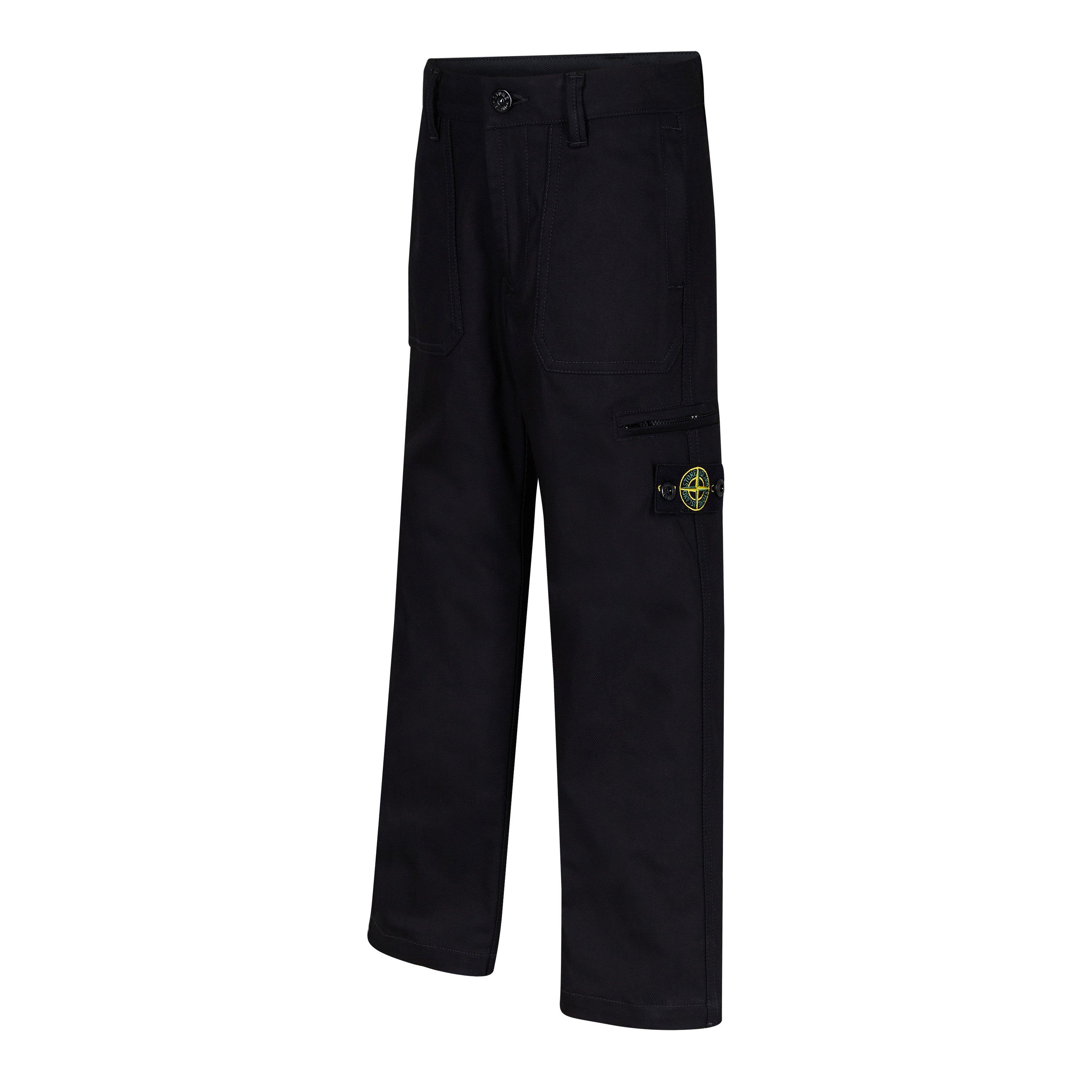 Black V0029 - Stone Island - Cotton Ripstop Garment Dyed - 3