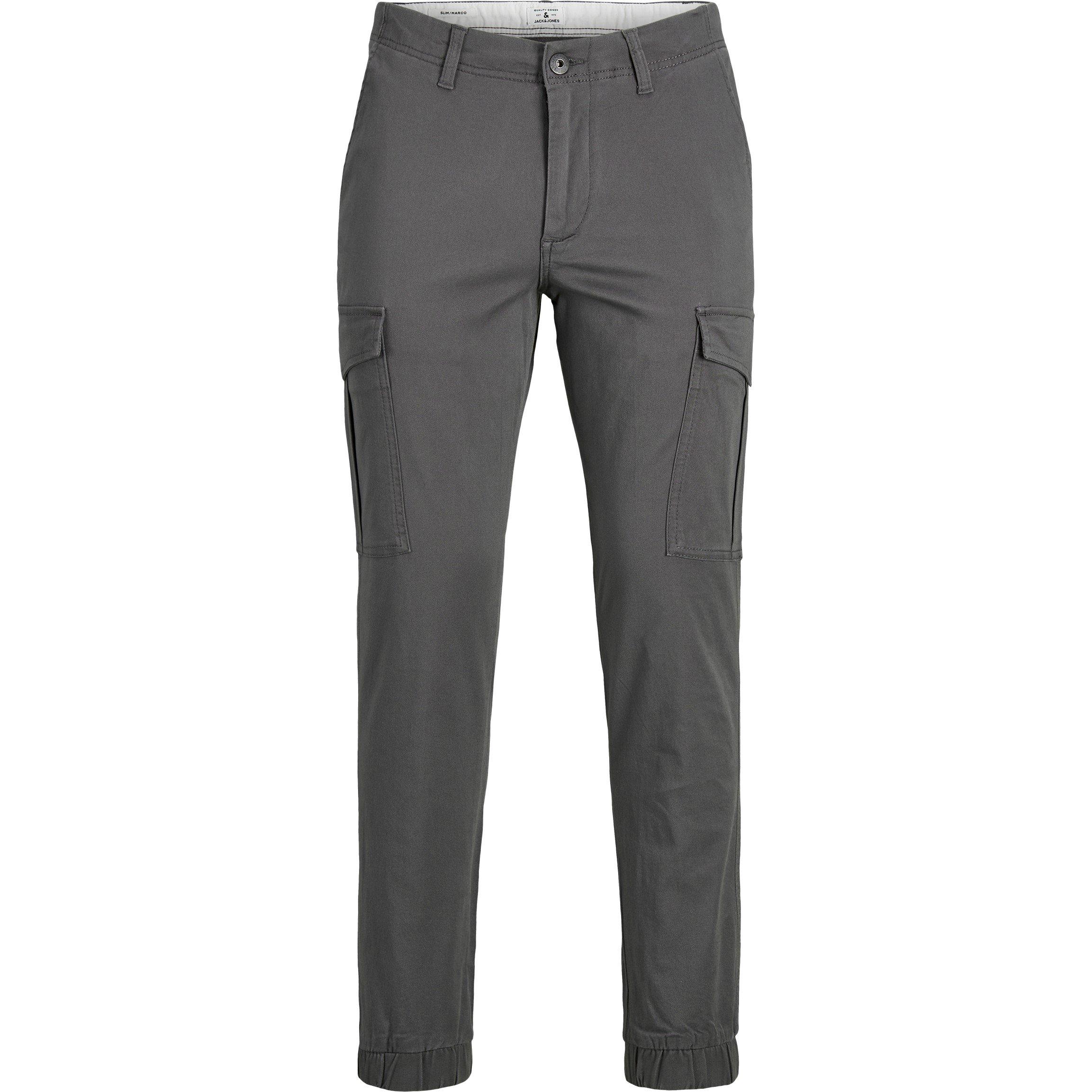 Asphalt - Jack and Jones - Tapered Cargo Trousers - 7