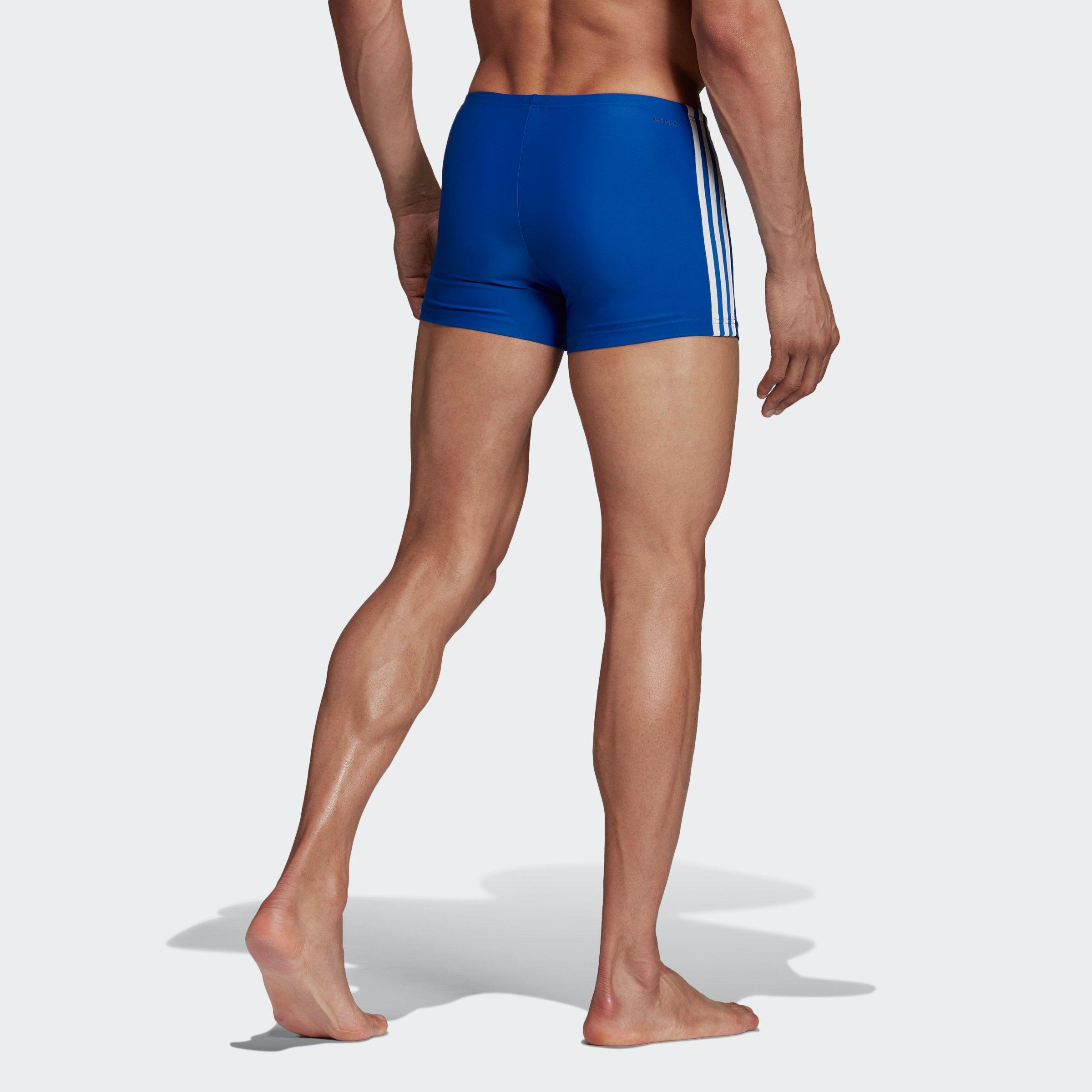 Collegiate Roya - adidas - 3-Stripes Swim Boxers Mens - 3
