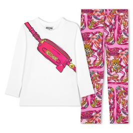 Moschino Leg Tee Set Jn34