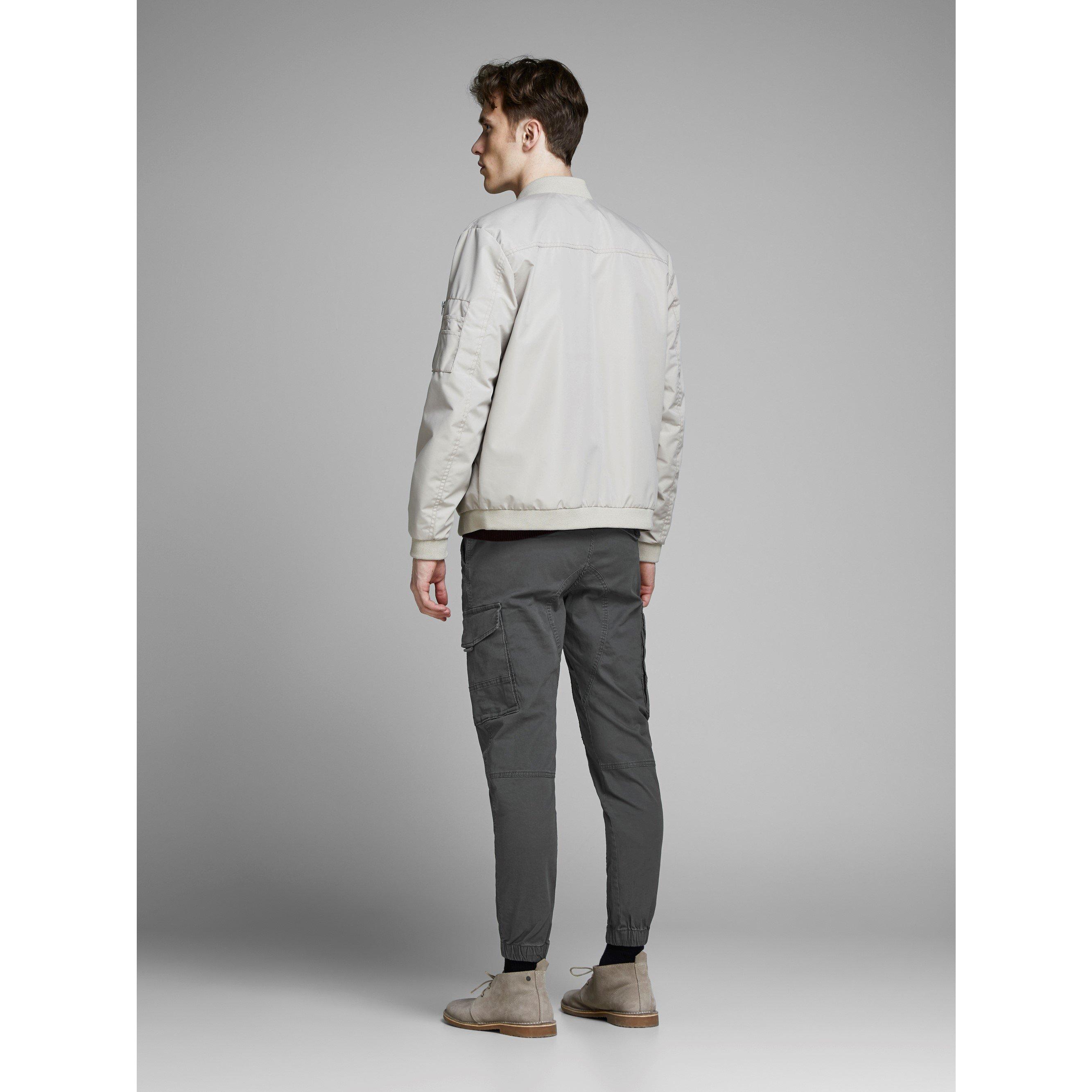 Asfalt - Jack and Jones - Slim Stretch Cuffed Cargo Pants - 3