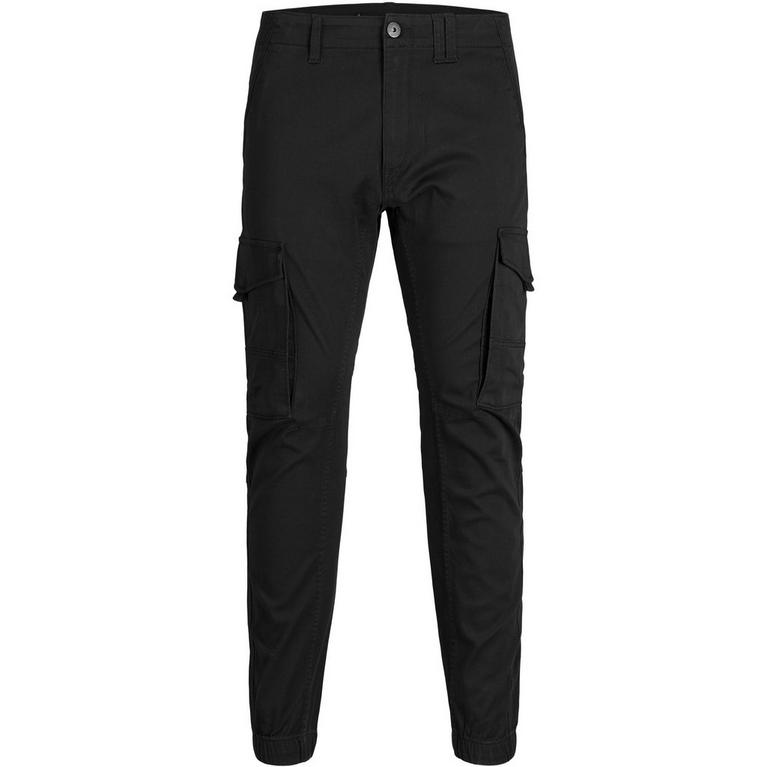 Noir - Slim Fit Mid Bm Heart Puff Print Shorts - Jack Slim Stretch Cuffed Cargo Pants - 1