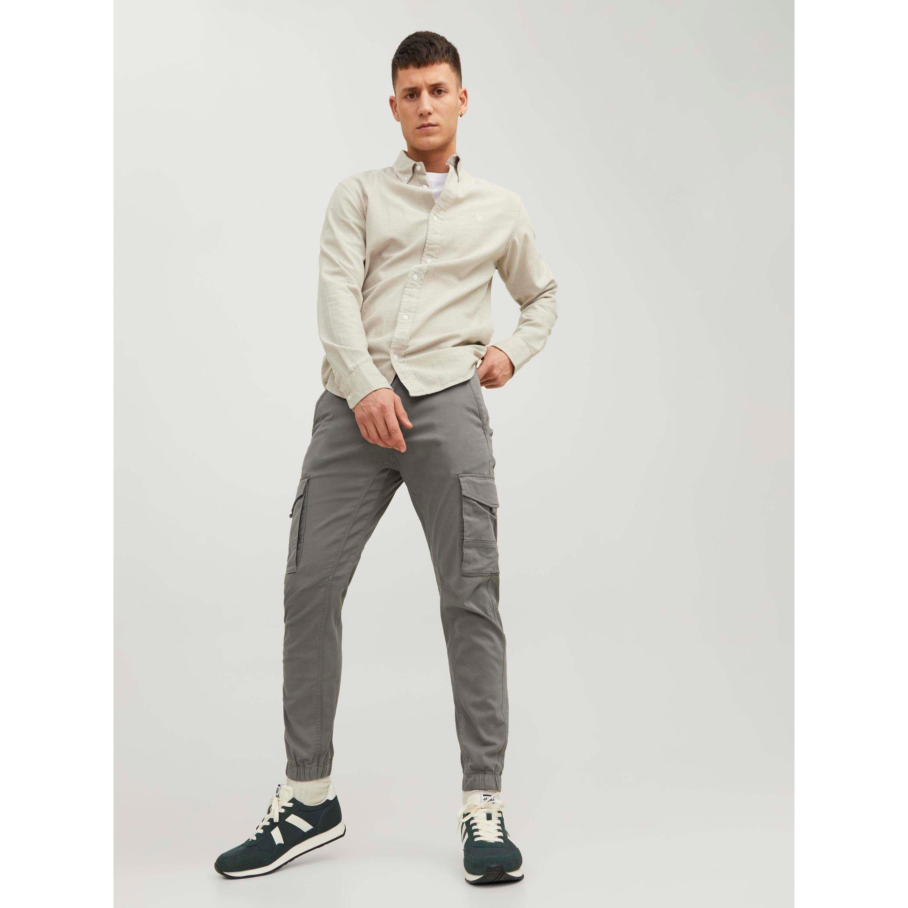 Sauge de Sedona - Jack and Jones - Slim Stretch Cuffed Cargo Pants - 7