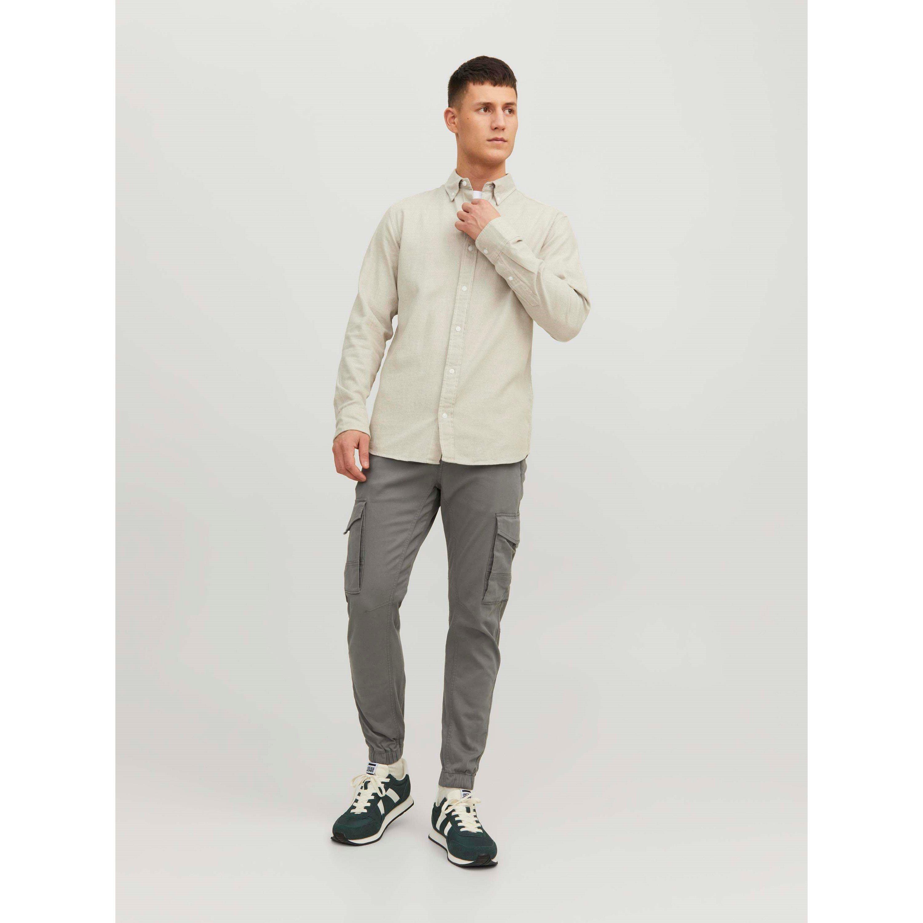 Sauge de Sedona - Jack and Jones - Slim Stretch Cuffed Cargo Pants - 8