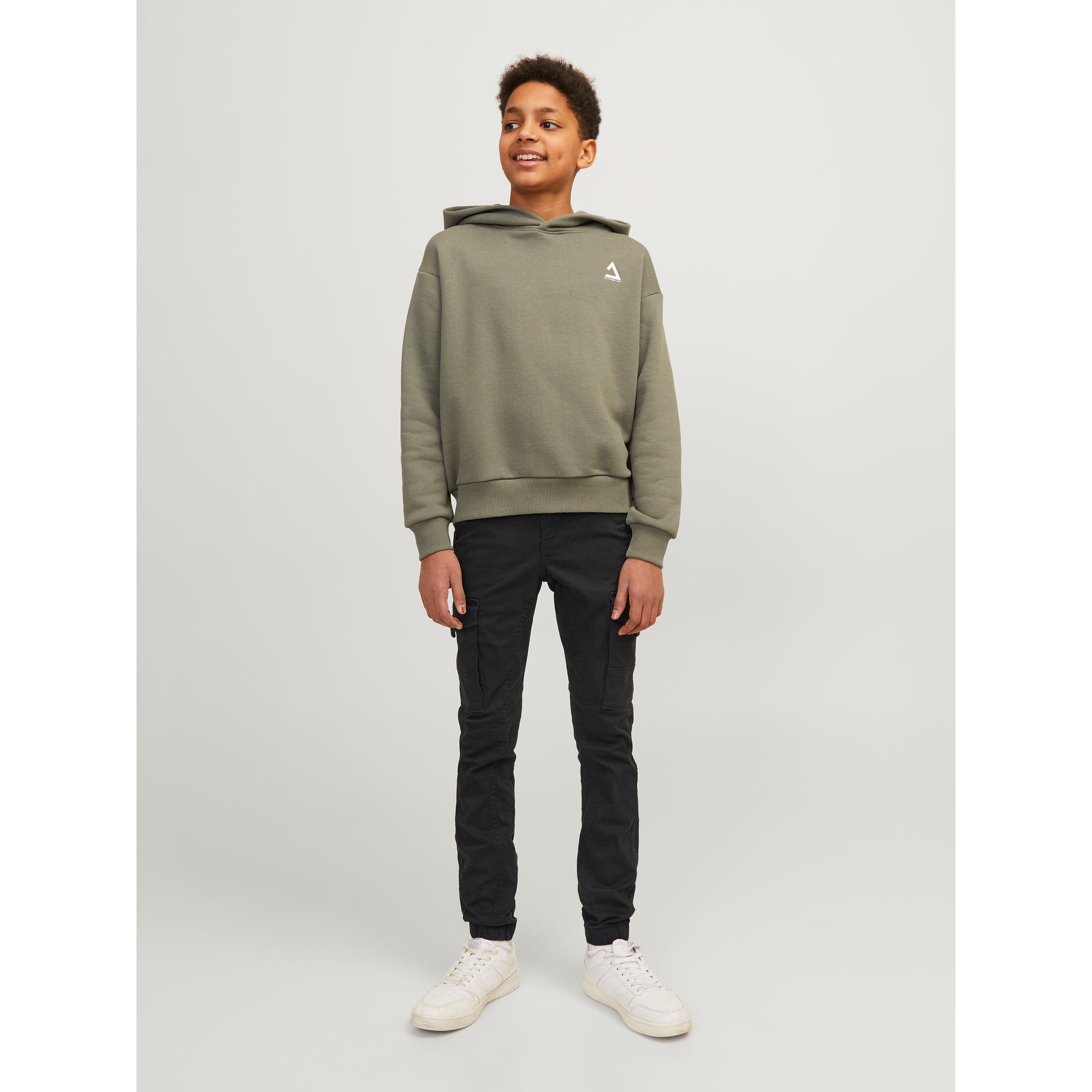 Schwarz - Jack and Jones - Paul Flake Slim Stretch Cuffed Cargo Pants Junior - 2