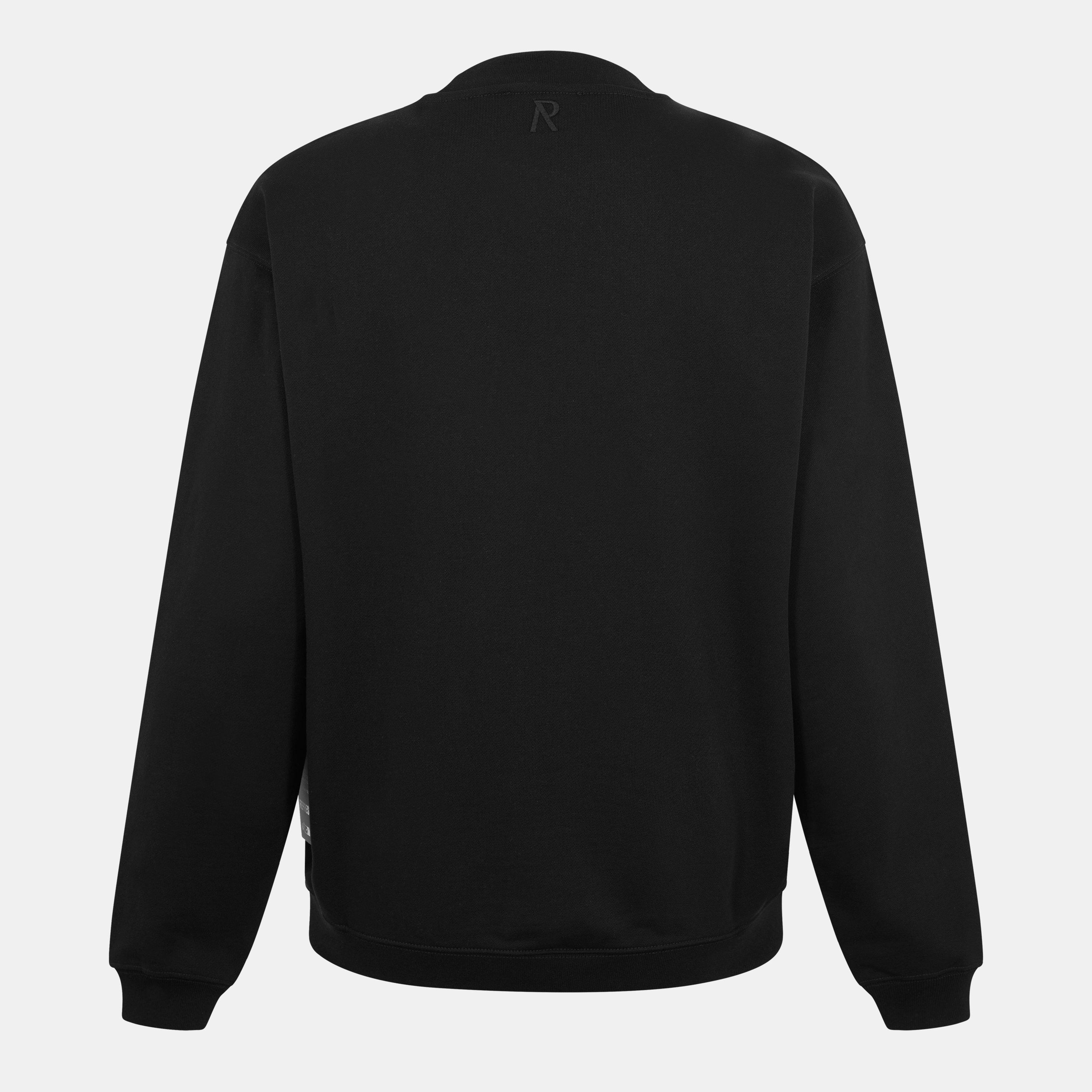 Black - Represent - Men's Rep Initial Sweatshirt, Minimalist Design - 2