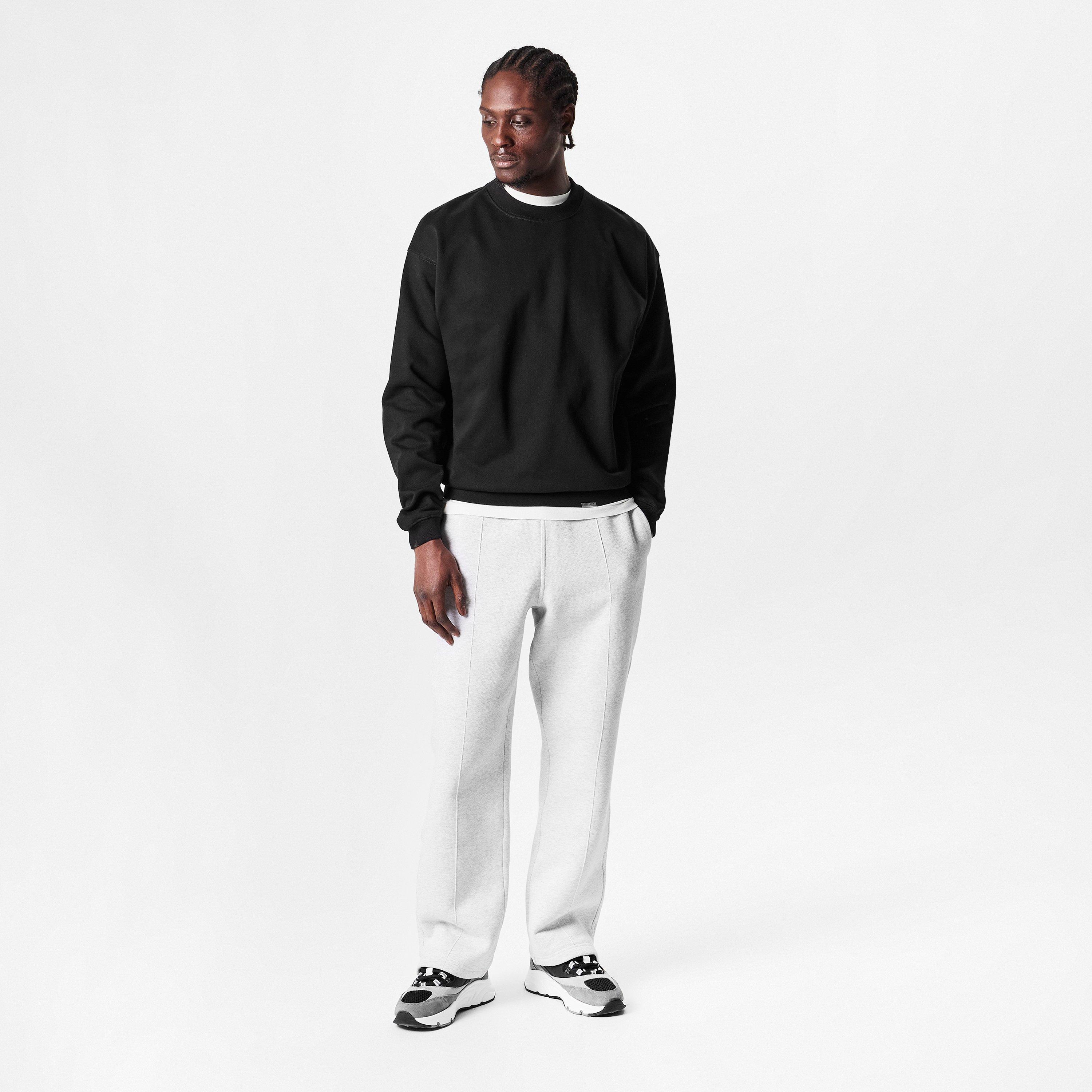 Black - Represent - Men's Rep Initial Sweatshirt, Minimalist Design - 6