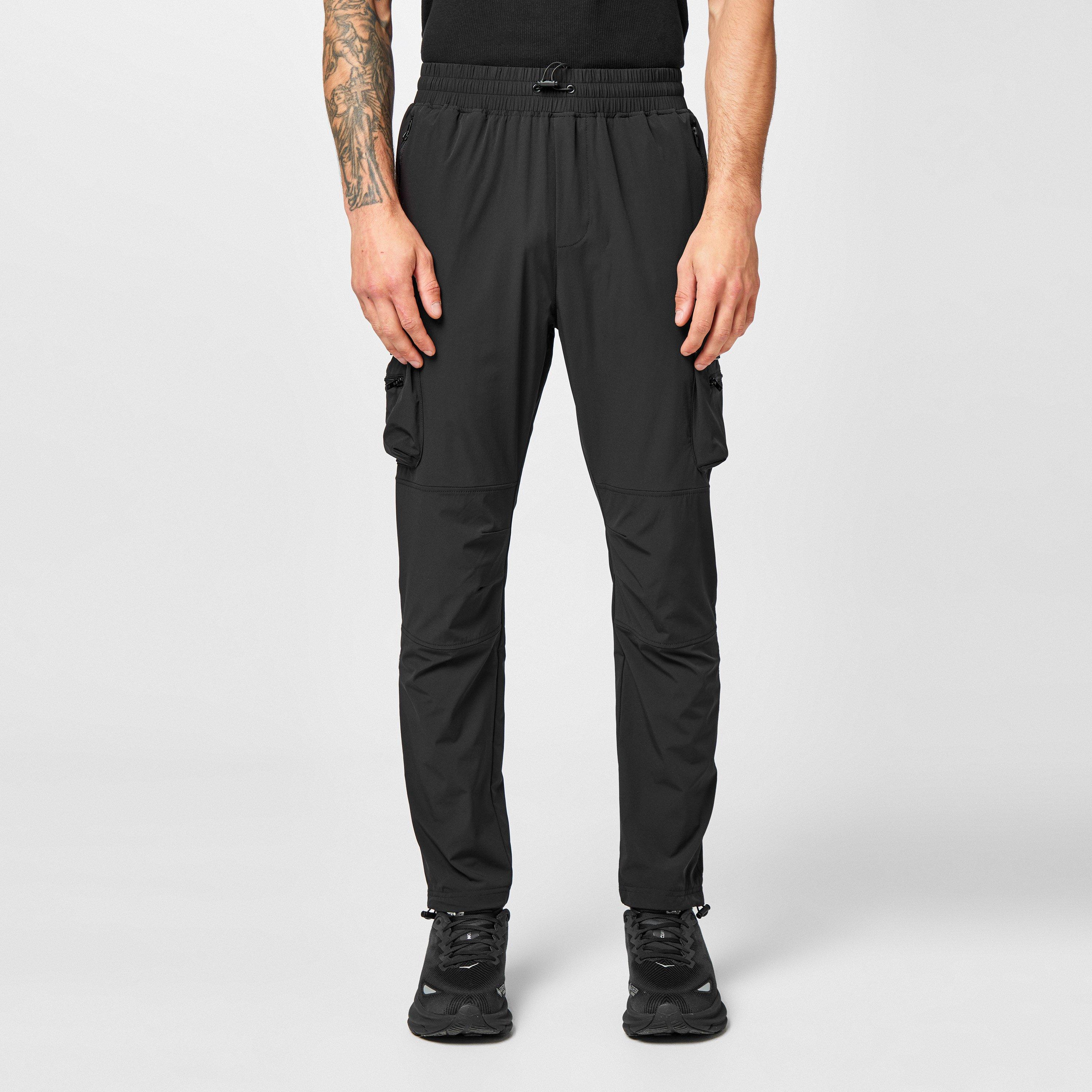 Black 01 - Represent 247 - Men's Nylon 247 Cargo Pants - 3