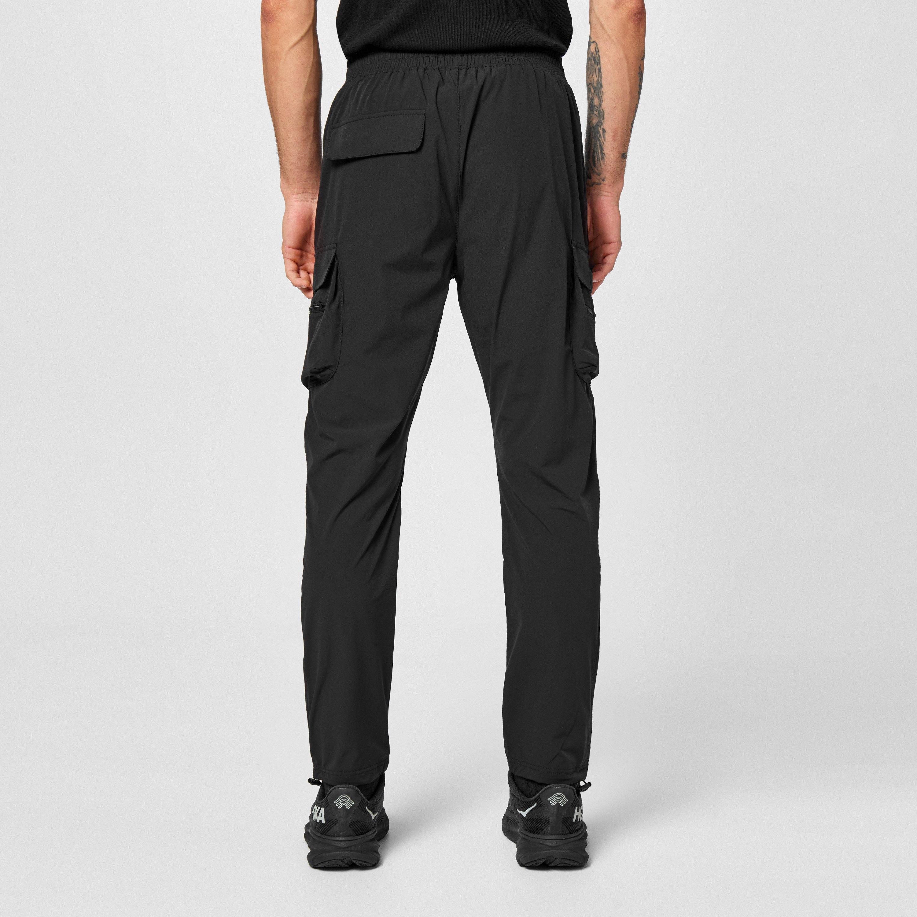 Black 01 - Represent 247 - Men's Nylon 247 Cargo Pants - 4