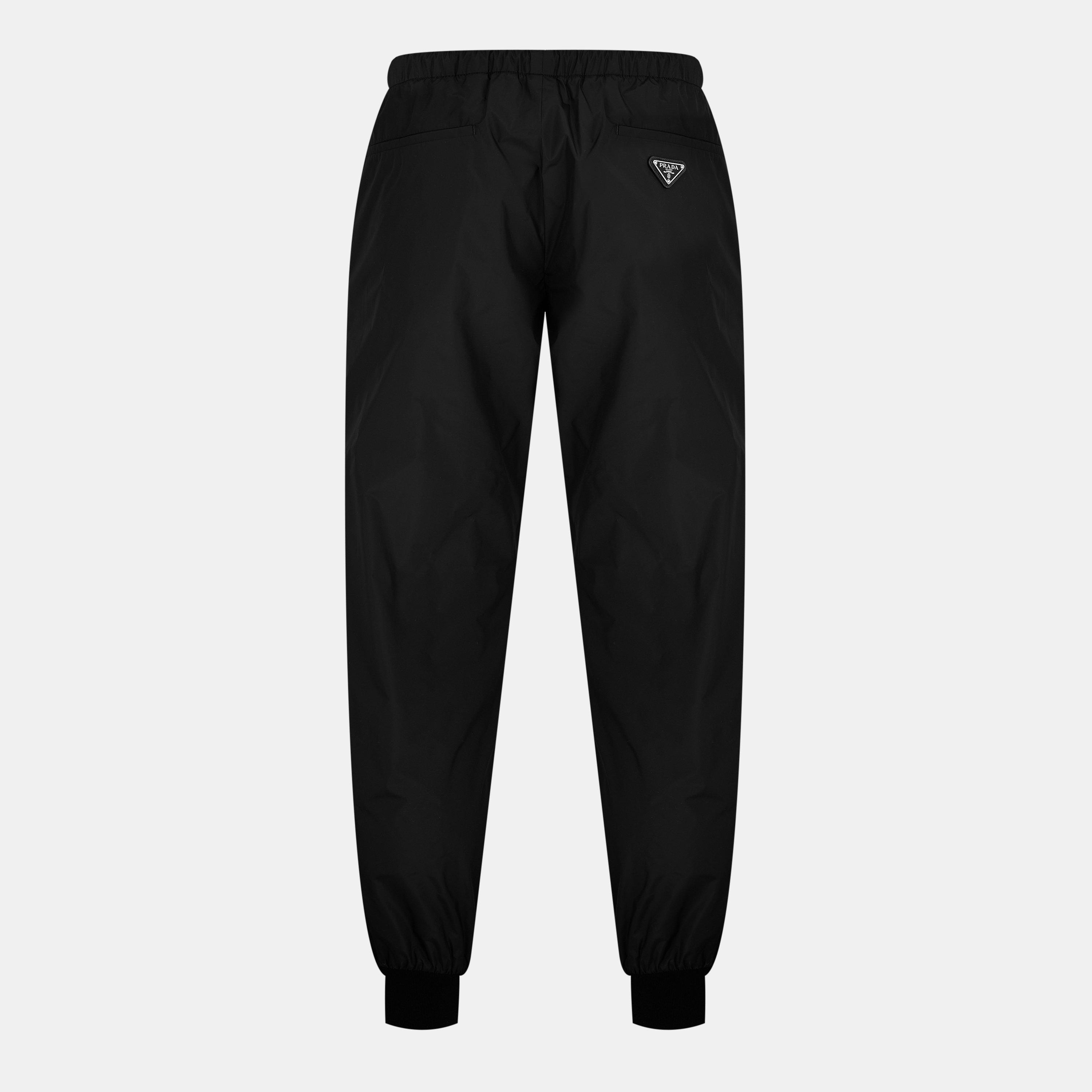 Black - Prada - Silk Joggers - 2