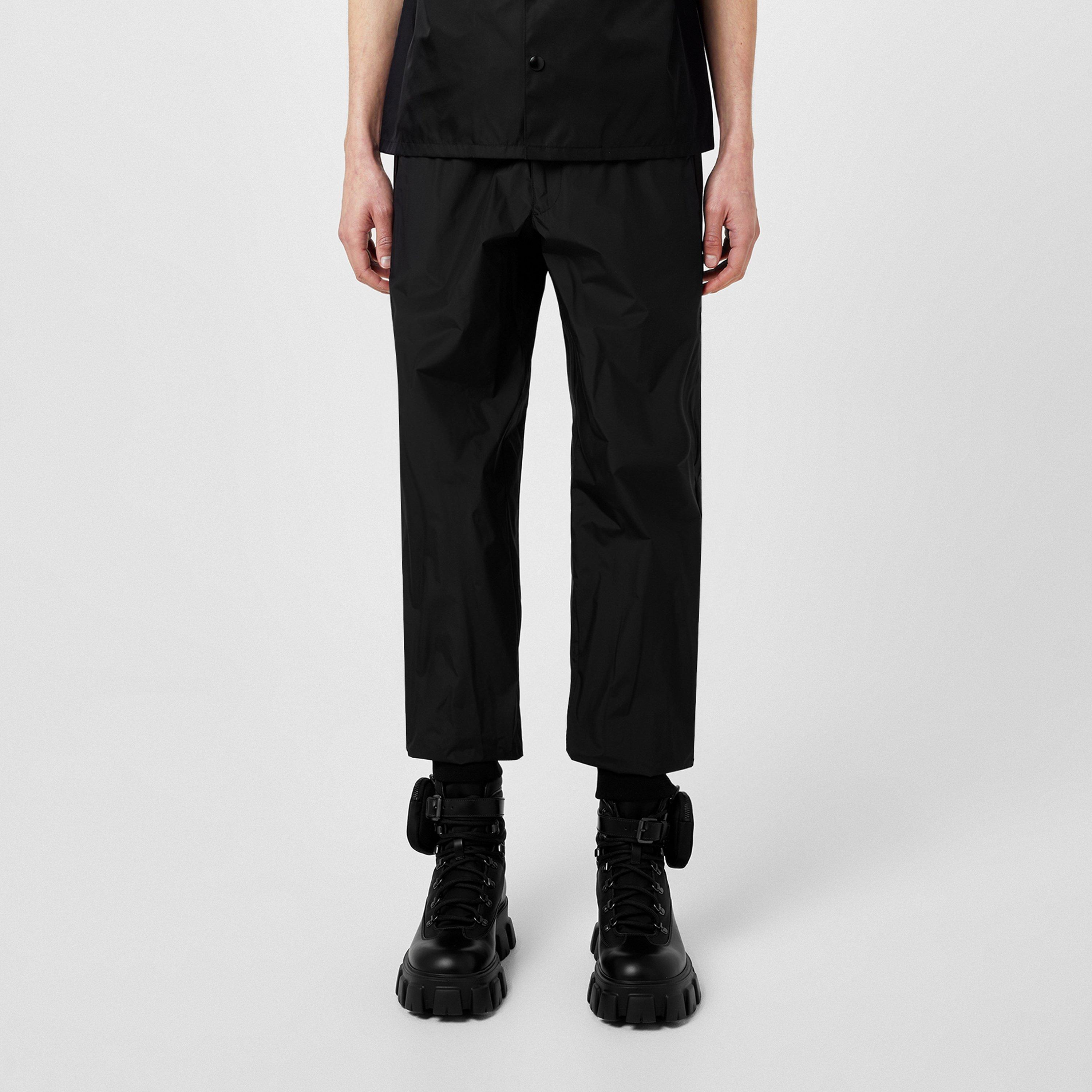 Black - Prada - Silk Joggers - 3
