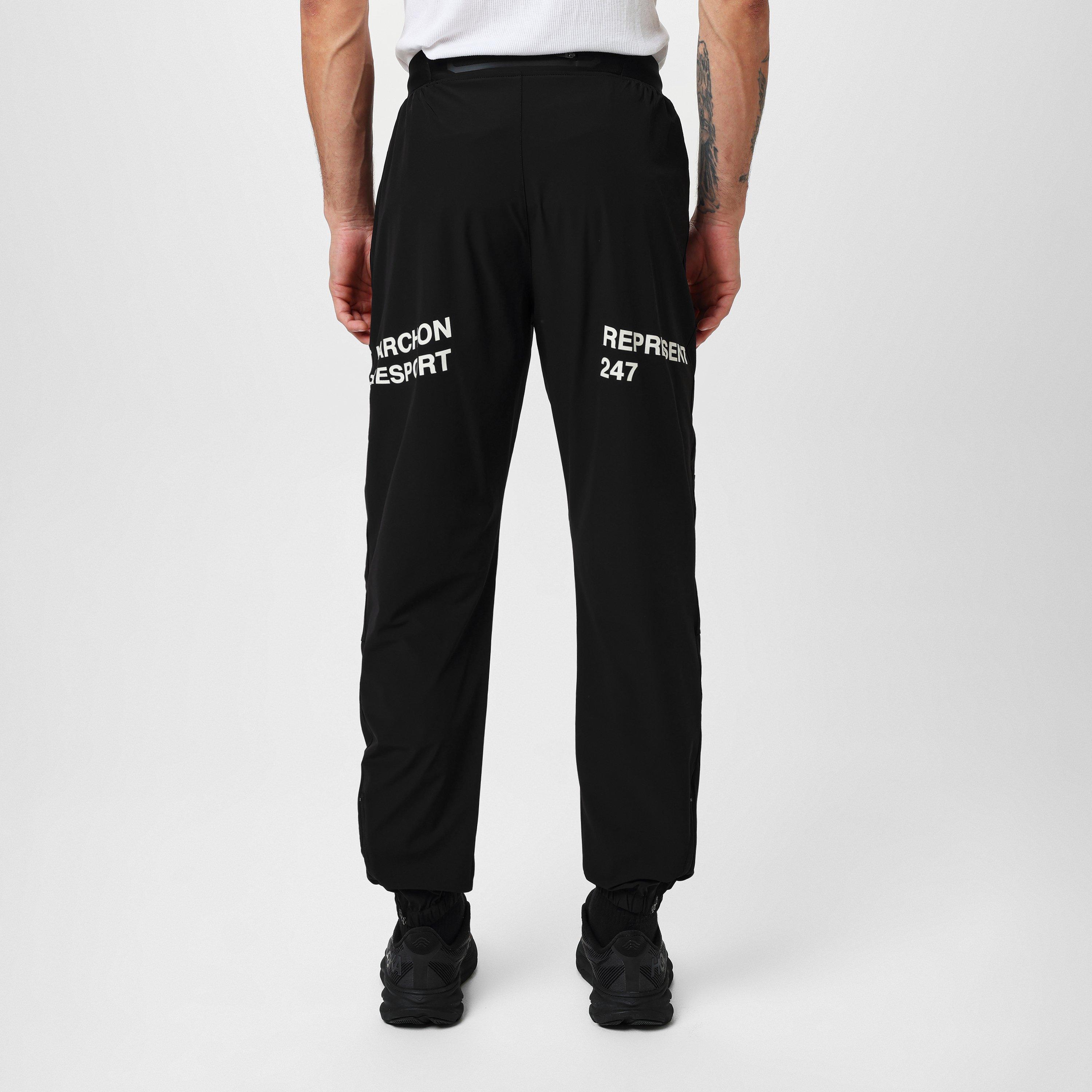 Jet Black - Represent 247 - 247 X Puresport X Marchon Performance Tracksuit Bottoms - 3