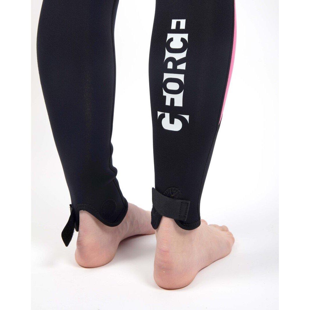 Blk/Pink - Gul - G-Force 3mm Flatlock Junior Steamer - 6