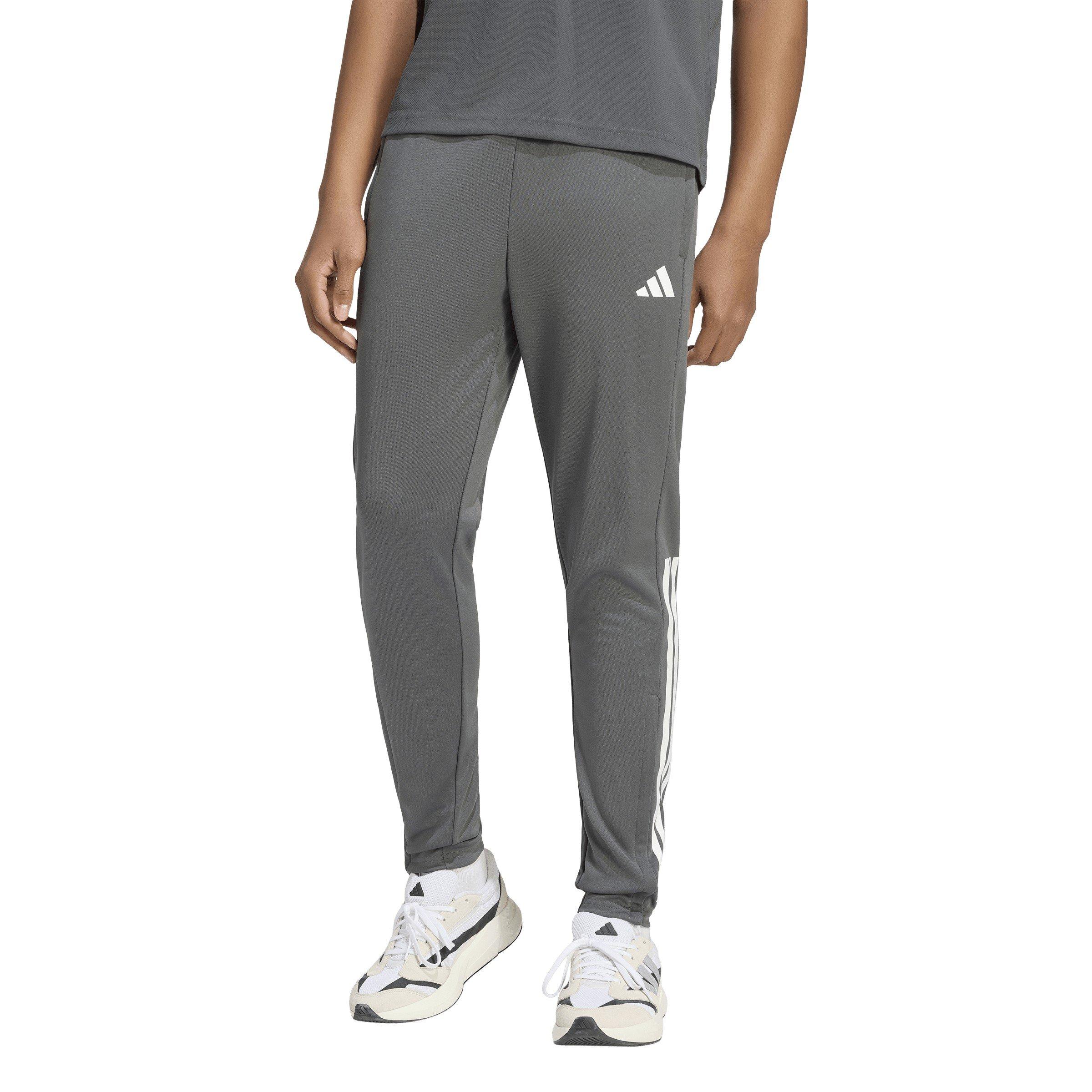 Charcoal/White - adidas - Mens Football Sereno Pants Slim - 2