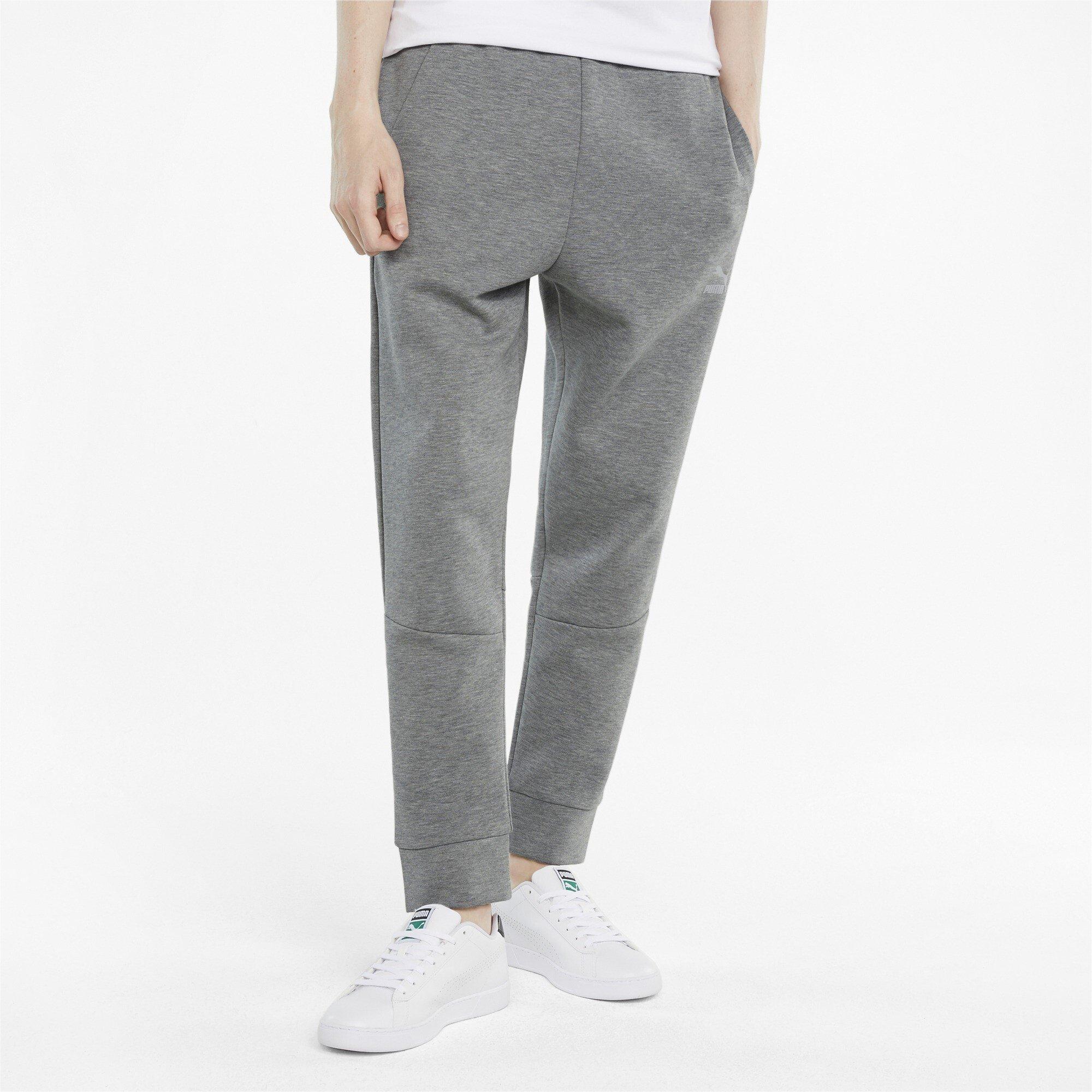 Med Grey Hea - Puma - Men's Classics Tech Closed Hem Poly Joggers - 2