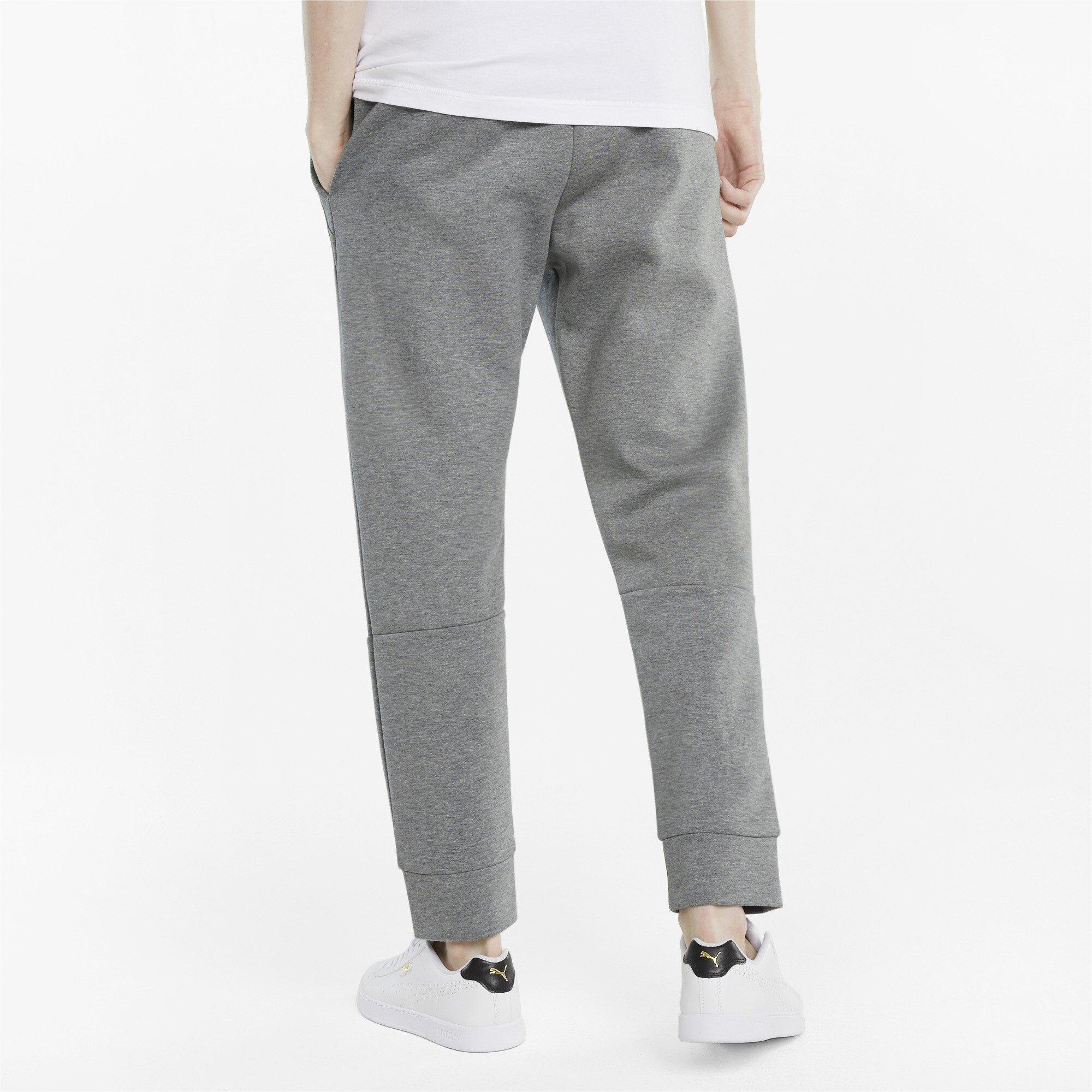 Med Grey Hea - Puma - Men's Classics Tech Closed Hem Poly Joggers - 3