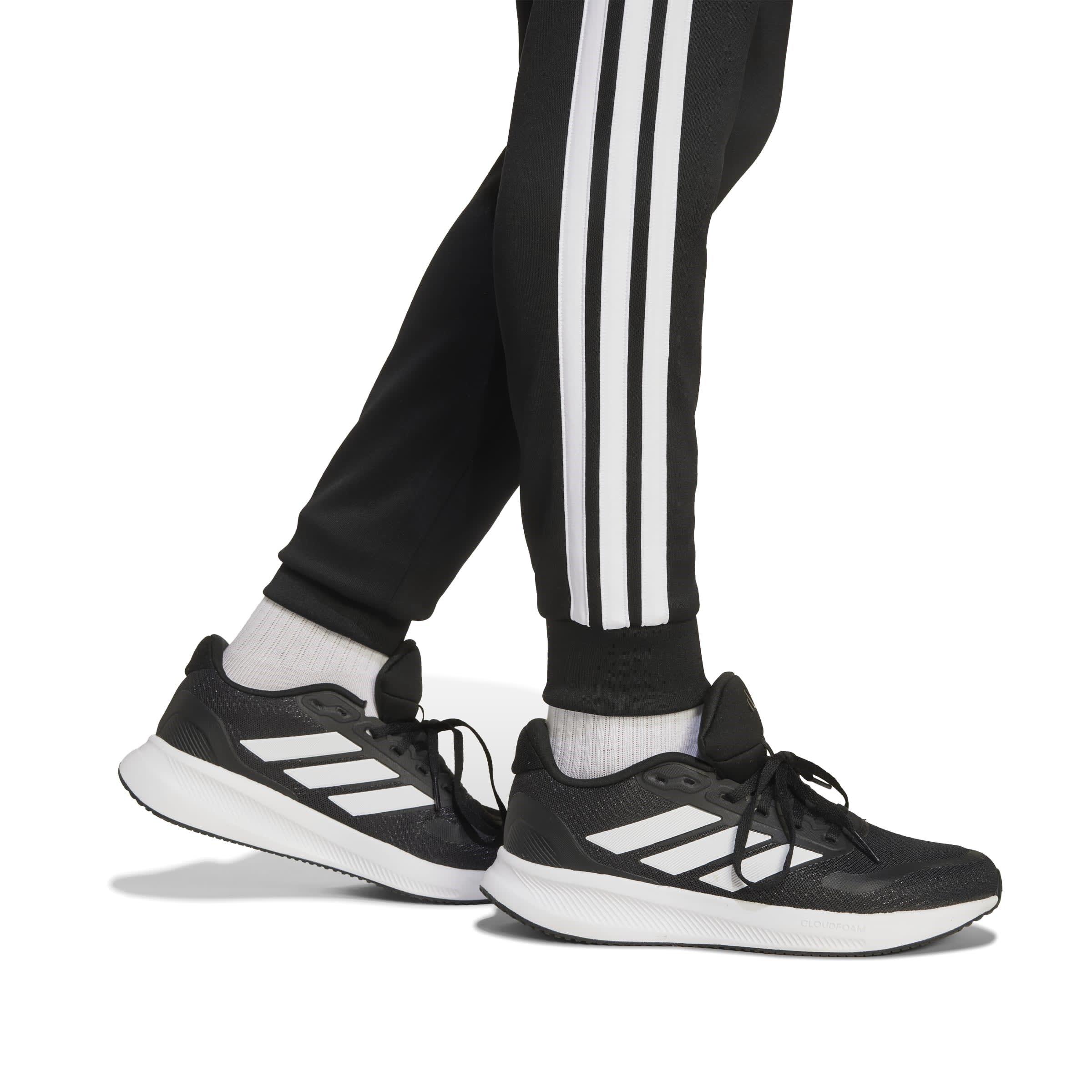 Black - adidas - Closed Hem Poly Tracksuit Joggers - 5