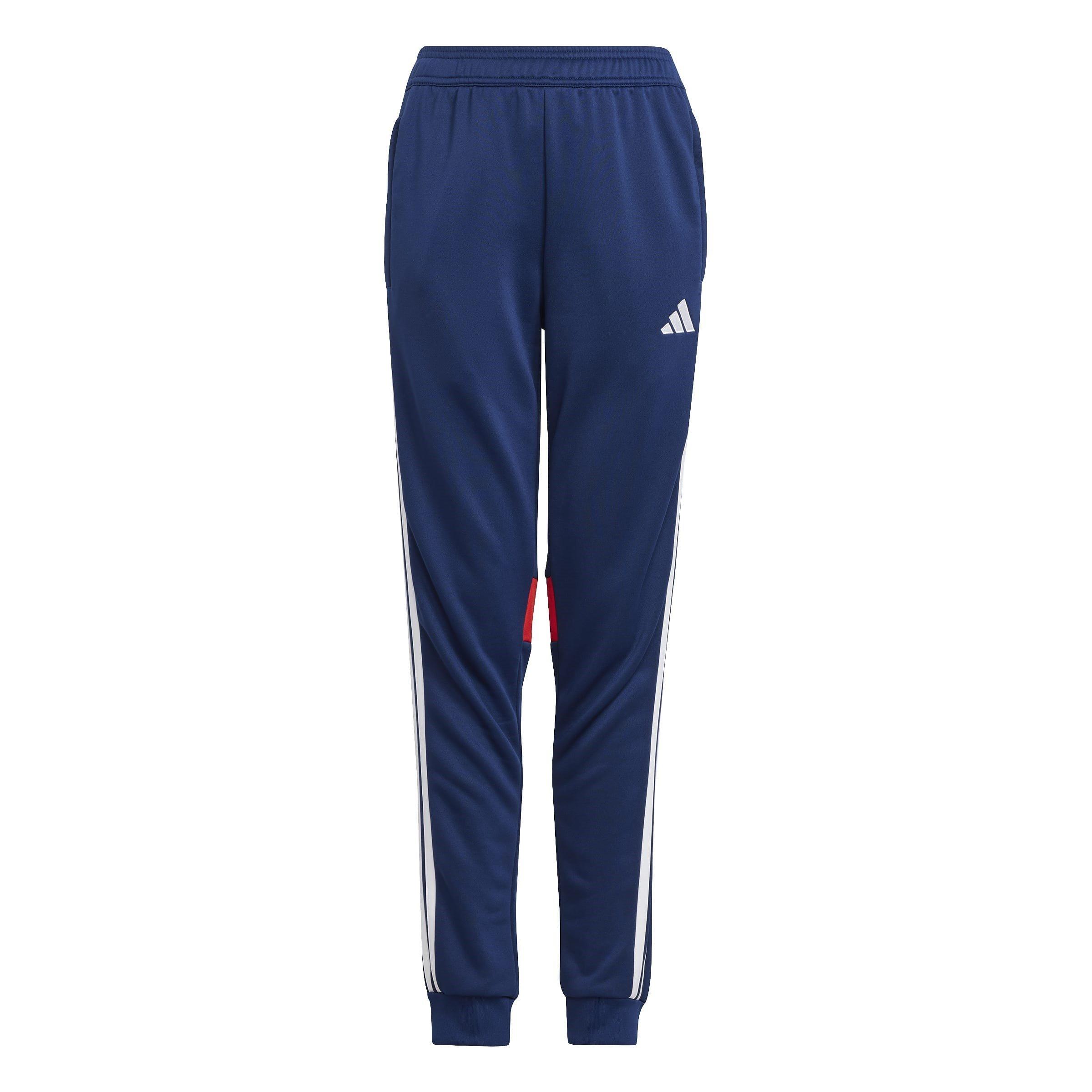 Navy Blue/Red - adidas - Tiro 25 Essentials Sweat Tracksuit Bottoms Kids - 1