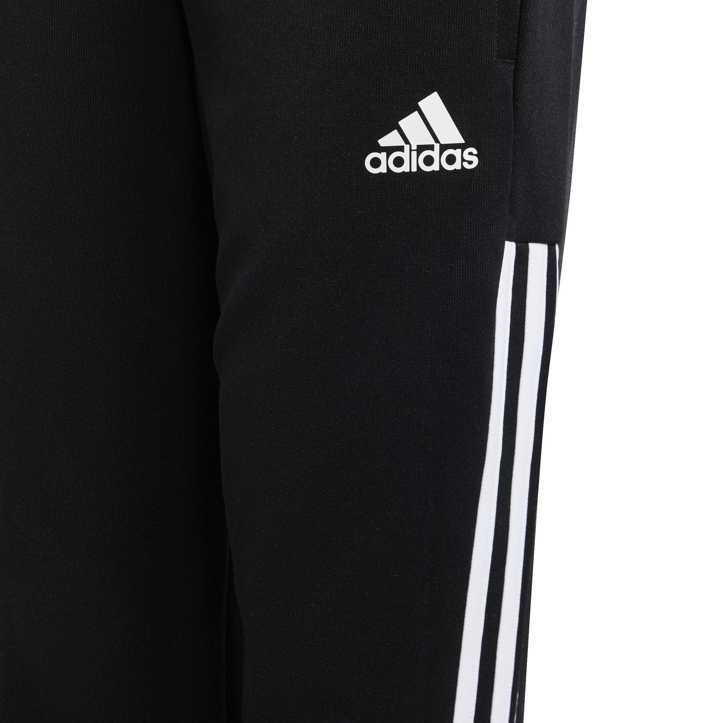 Schwarz/Weiß - adidas - Poly Matt Pants Junior Boys - 4