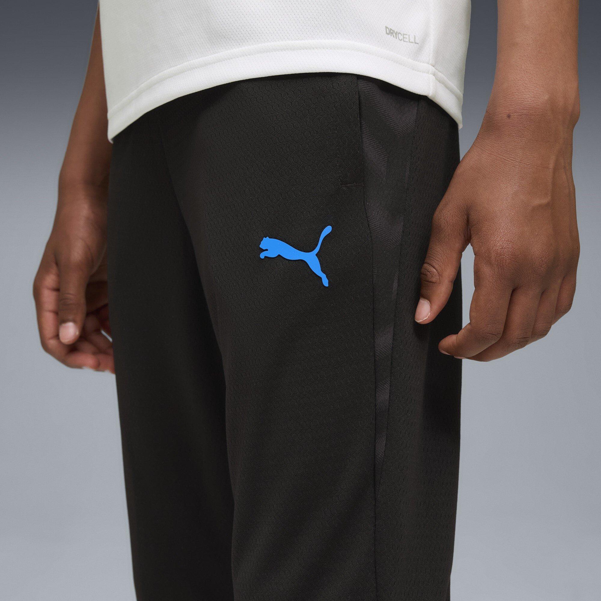 Black/Blue - Puma - Individual Cup Tracksuit Bottoms Juniors - 4
