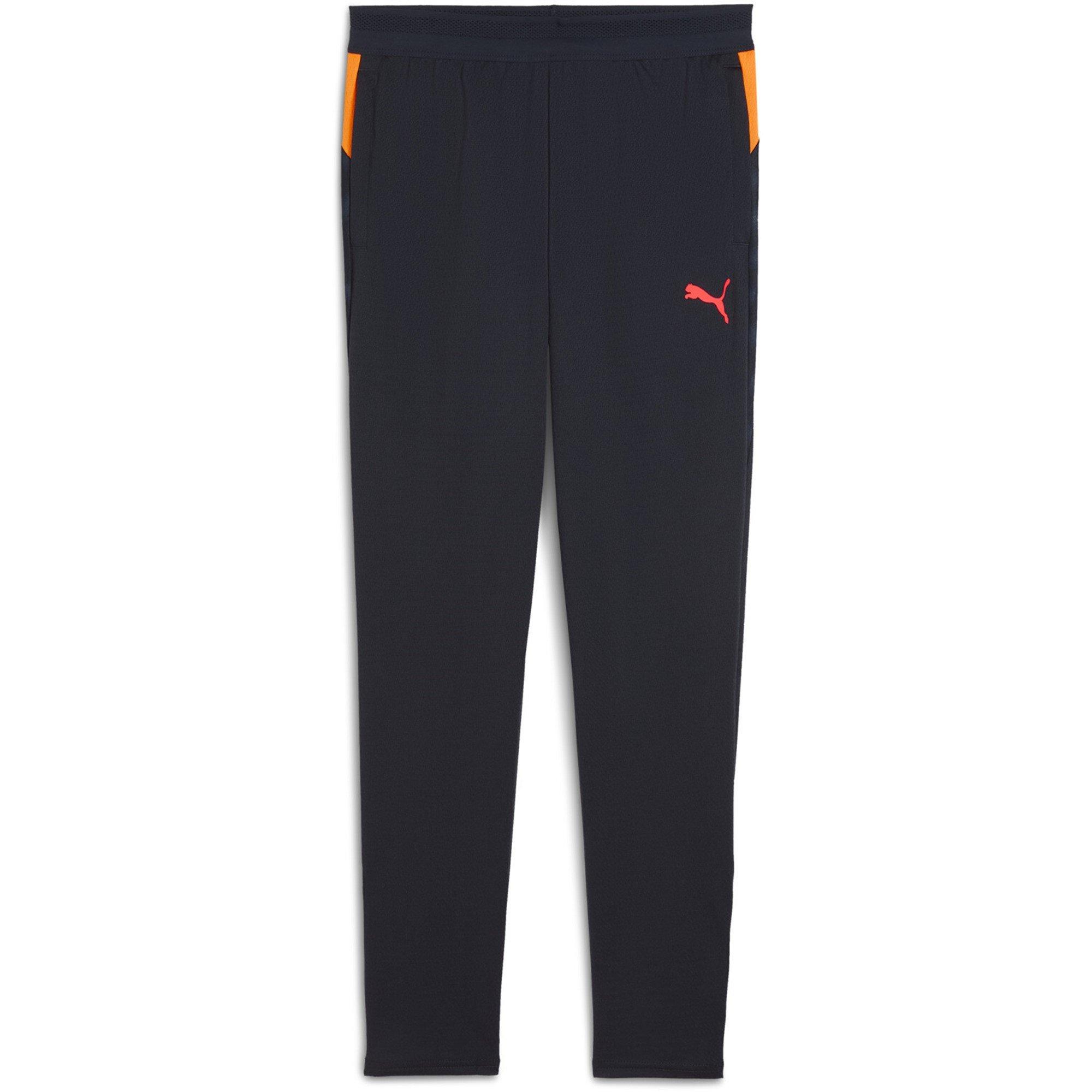 Navy/Orange - Puma - Individual Cup Tracksuit Bottoms Juniors - 1