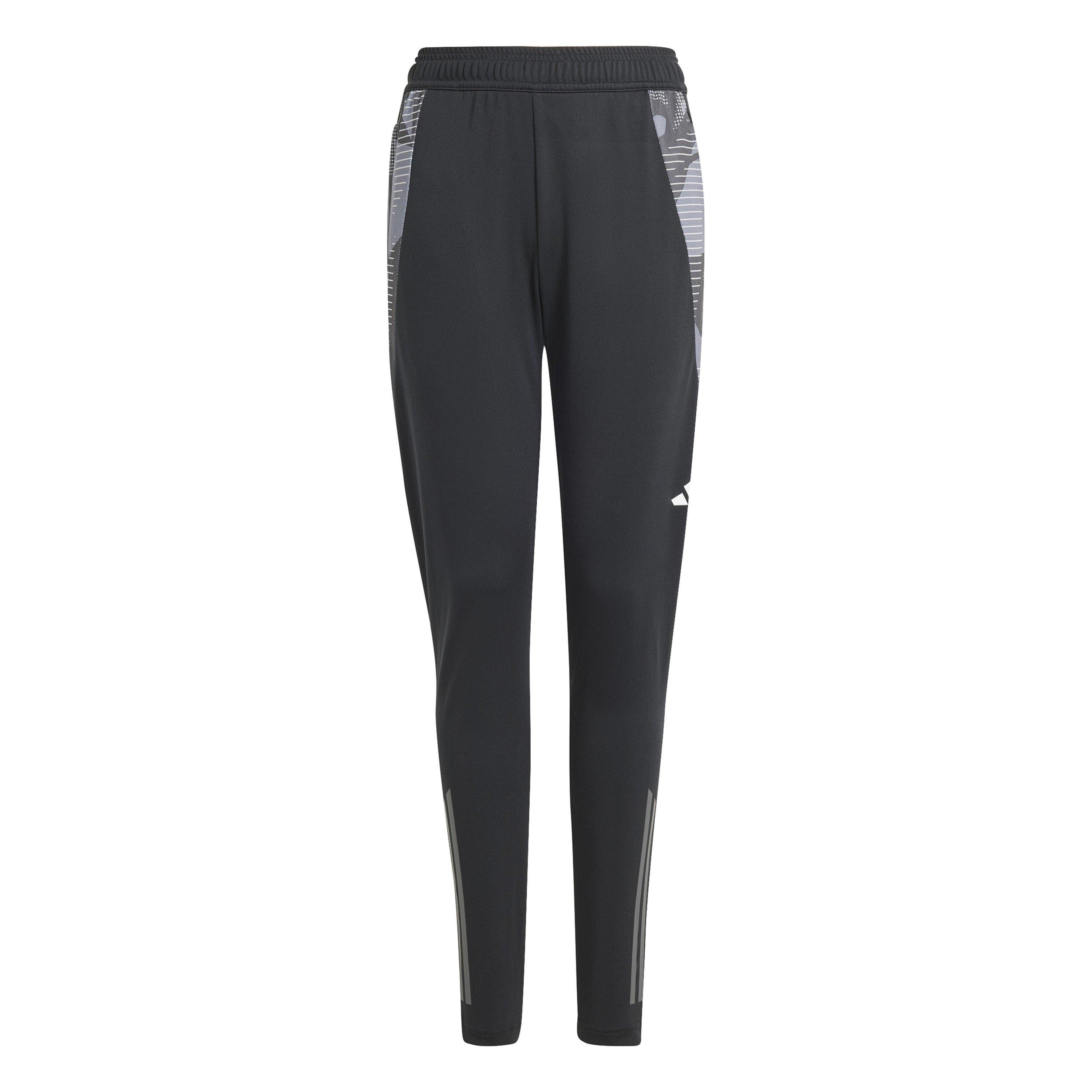 Adidas  Kids ' Tiro24 Training Performance Tracksuit Bottoms - Black/Dark Grey - 7-8 Years