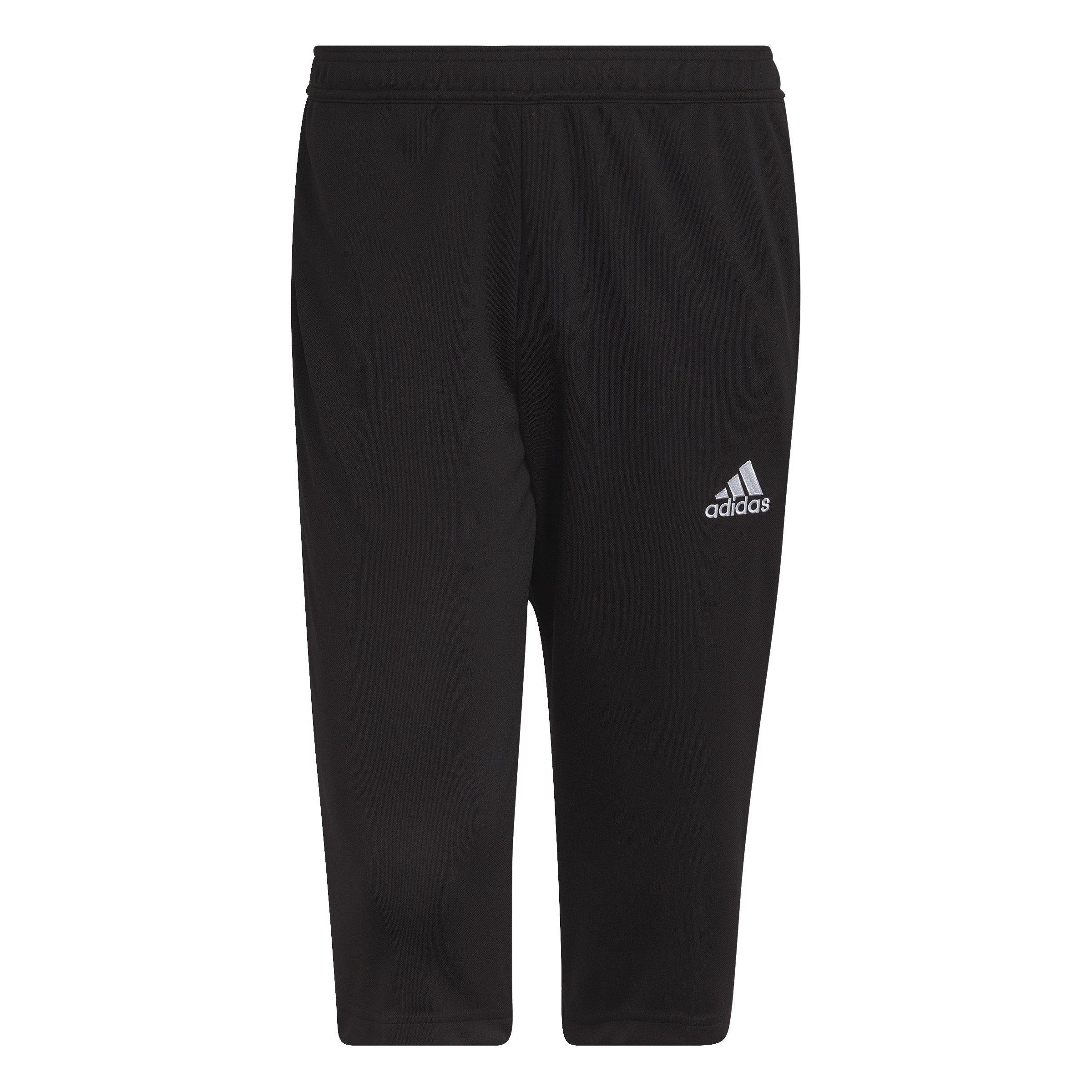 Black - adidas - Entrada 22 Mens Three Quarter Tracksuit Bottoms - 1