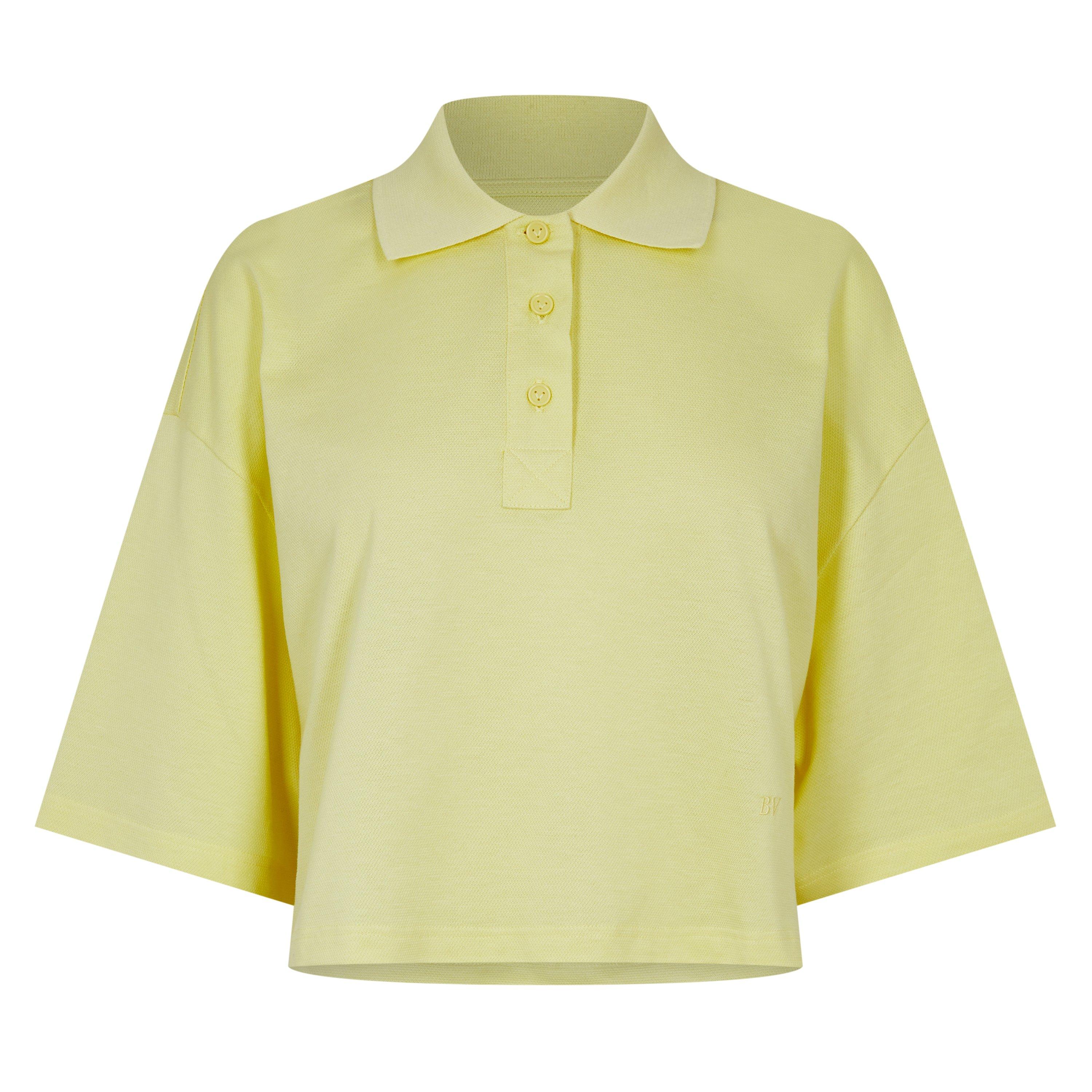 Pineapple 7059 - Bottega Veneta - Cropped Cotton Piquet Polo - 1