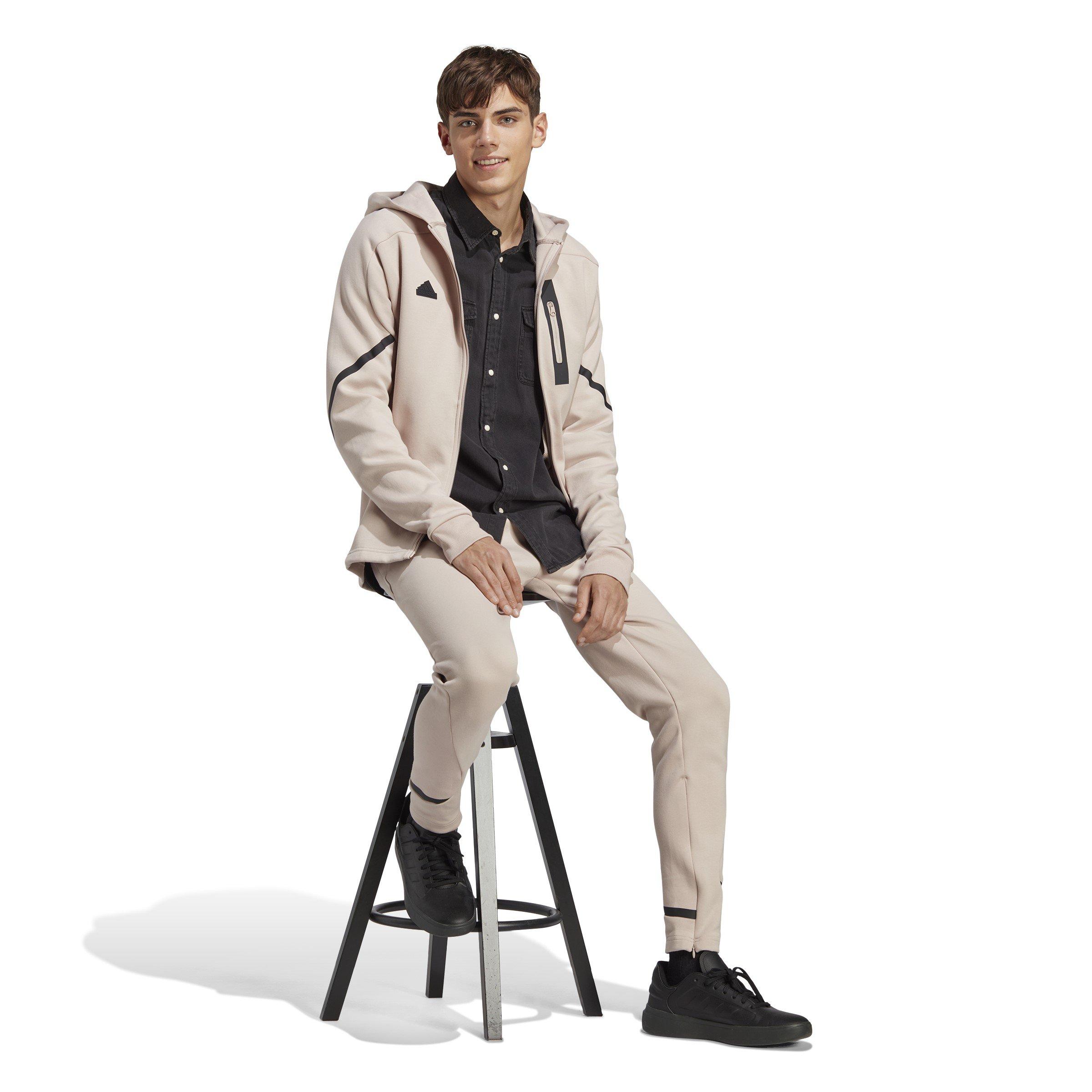 Wonder Taupe - adidas - Designed For GameDay Tracksuit Bottoms Mens - 4