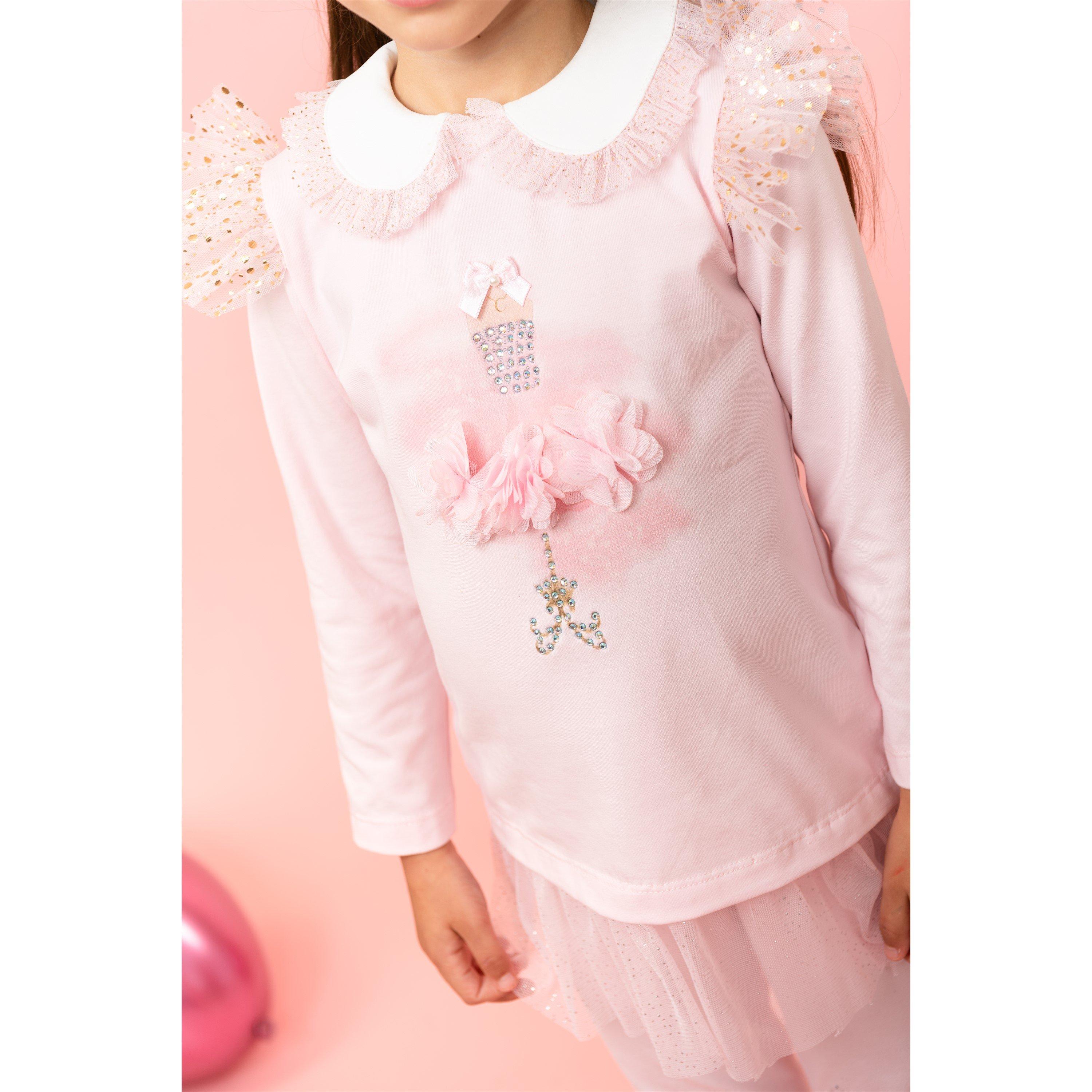 Pink - Caramelo Kids - Kids' Leggings and Top Set - 3