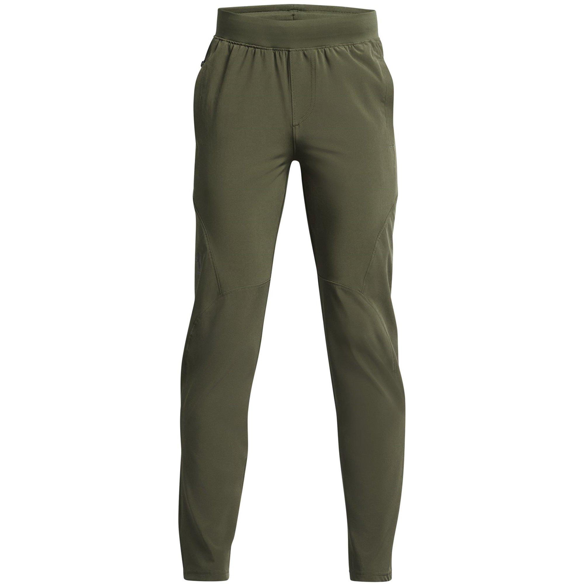 Under Armour Boys Unstoppable Tapered Bottoms Juniors - Green - 13 Years (XL)