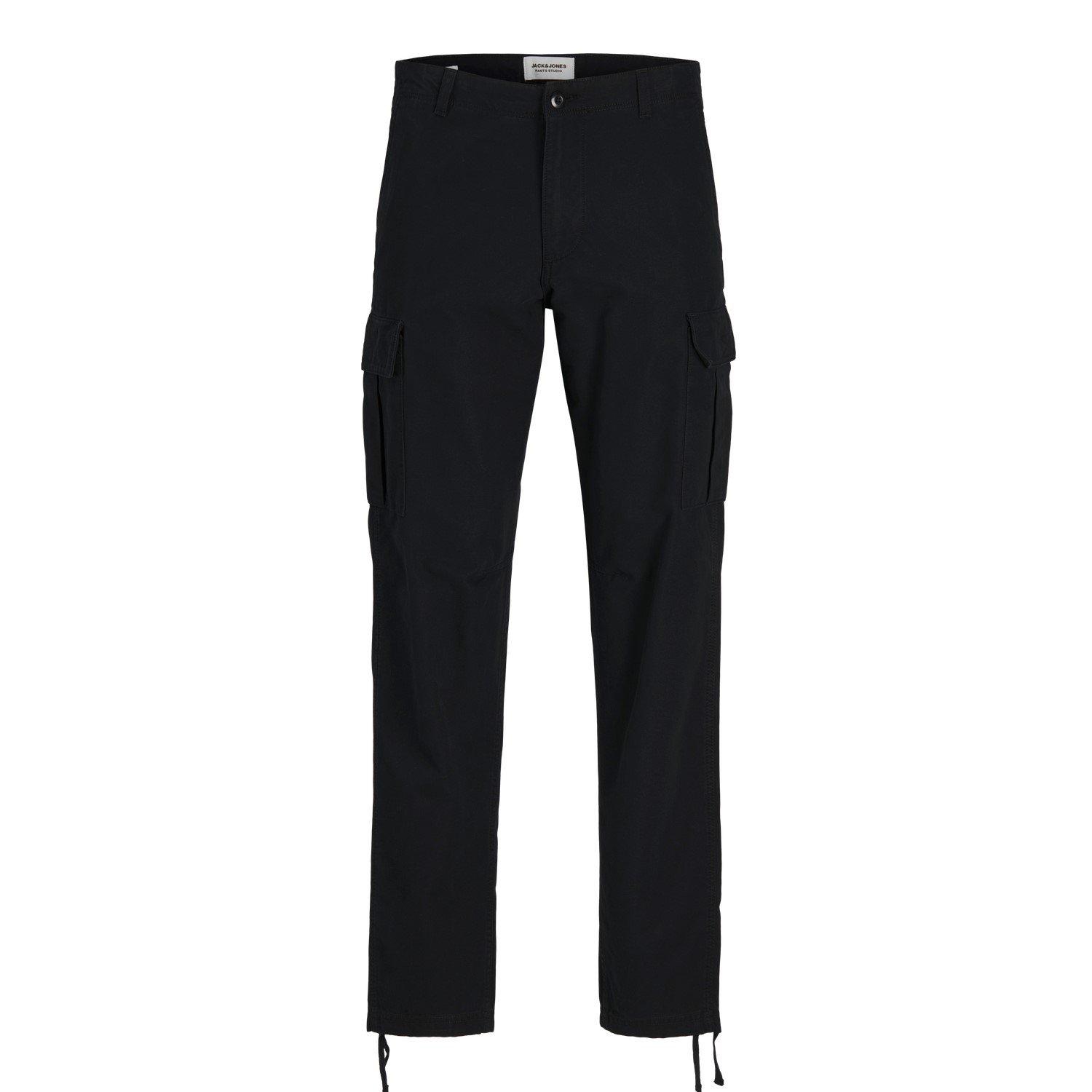 Black - Jack and Jones - Barkley Cargos Trouser - 1